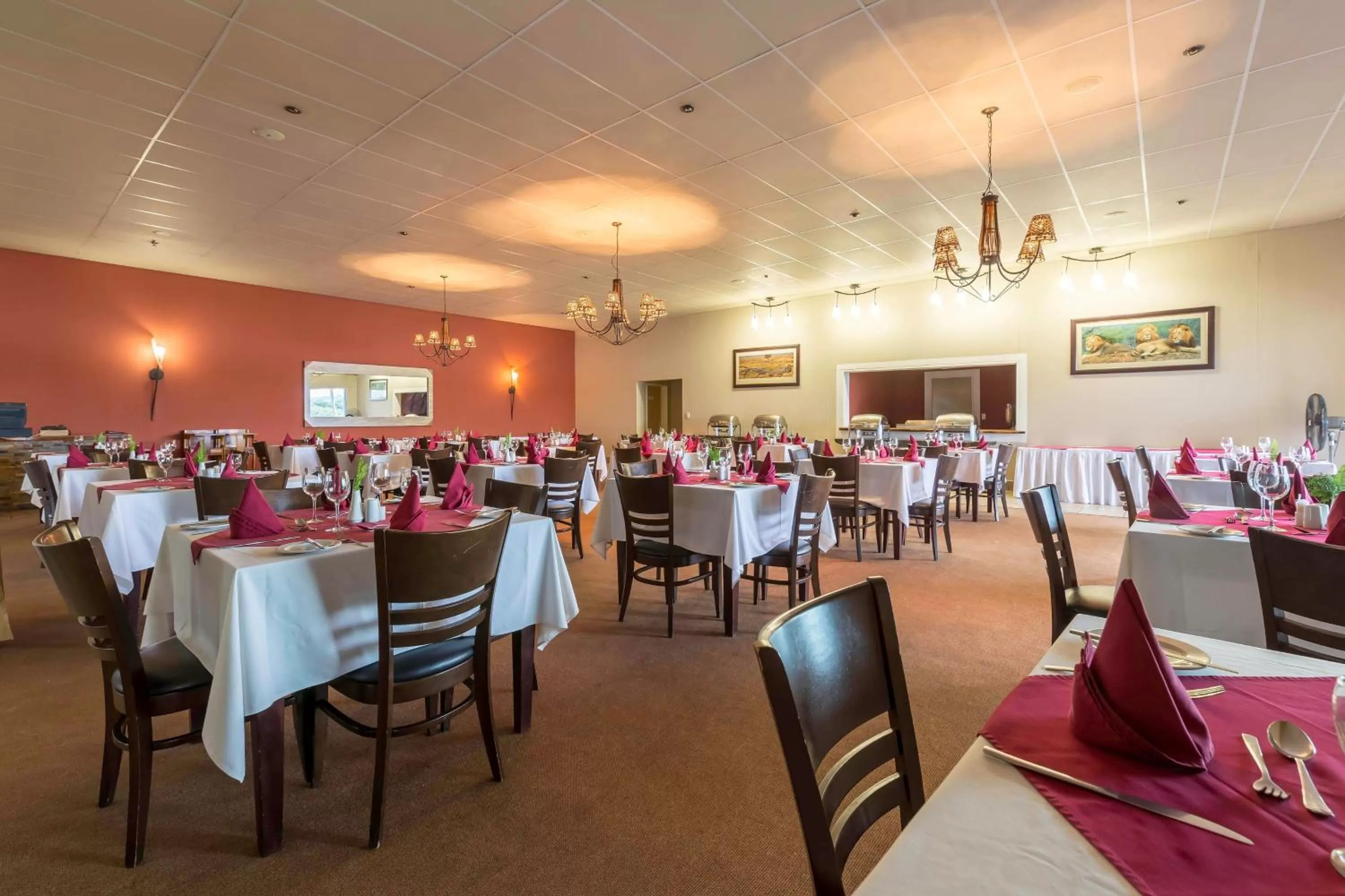 Restaurant/places to eat in Protea Hotel by Marriott Zambezi River Lodge