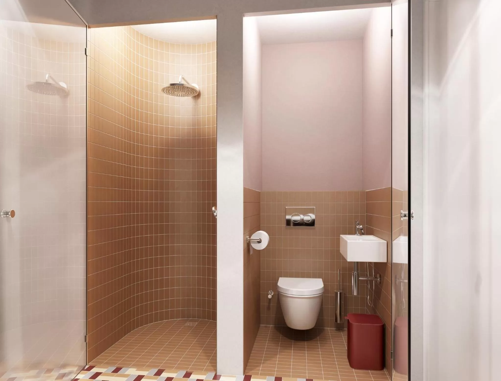 Shower in Hotel Helka