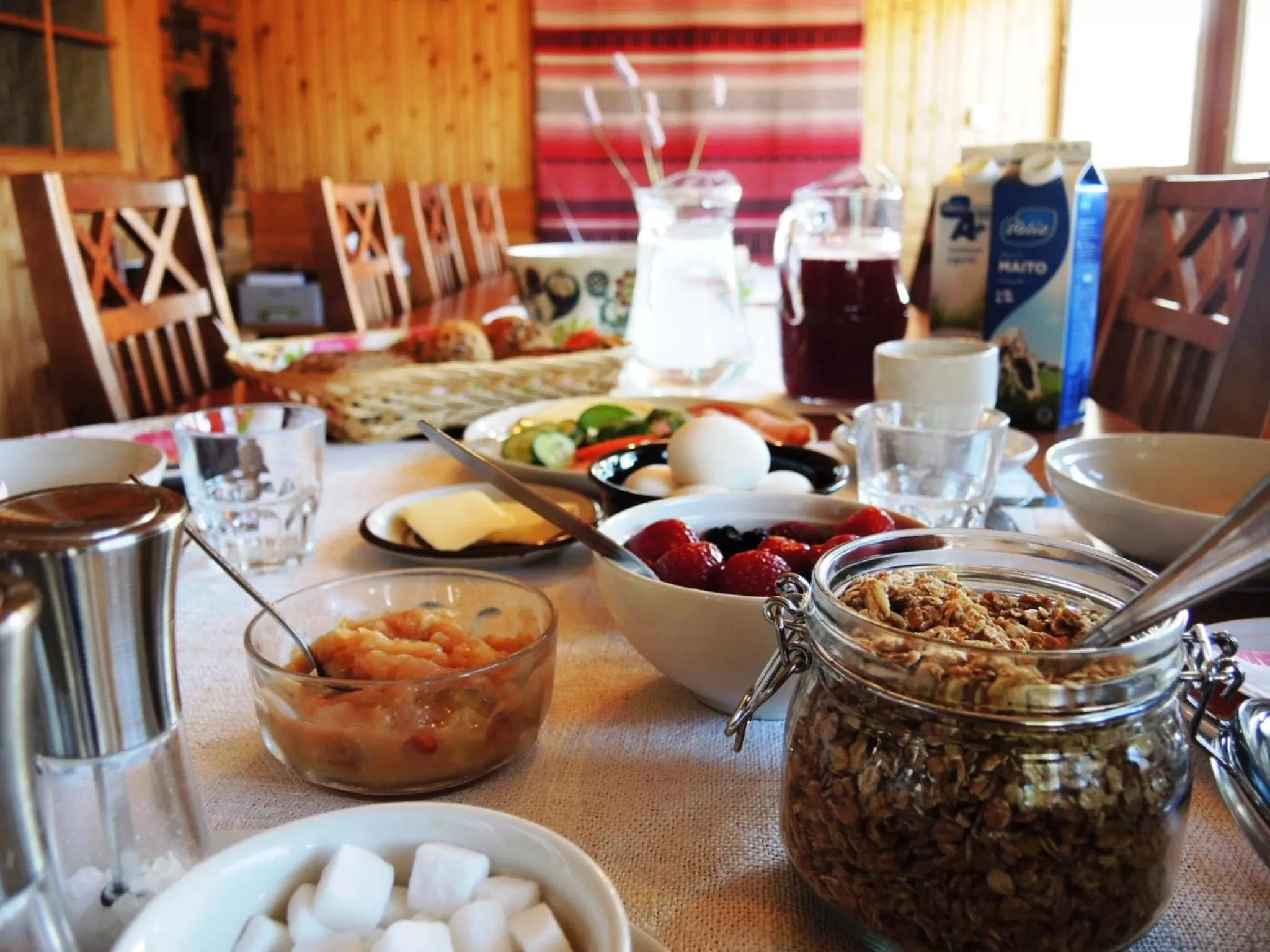 Buffet breakfast, Food in Tuukkalan Tila B&B