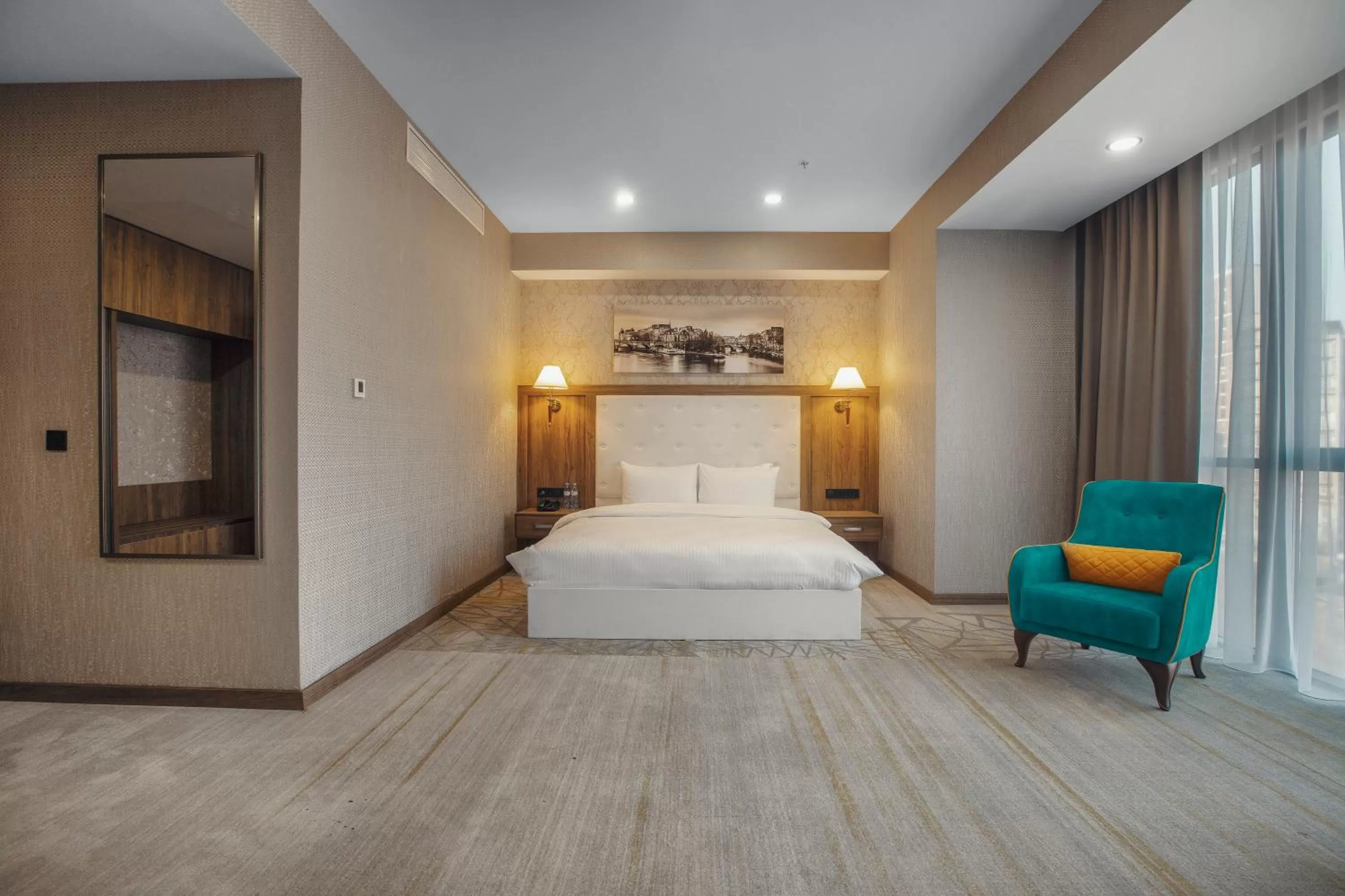 Bed in Royal Tulip Hotel & Casino, Tbilisi