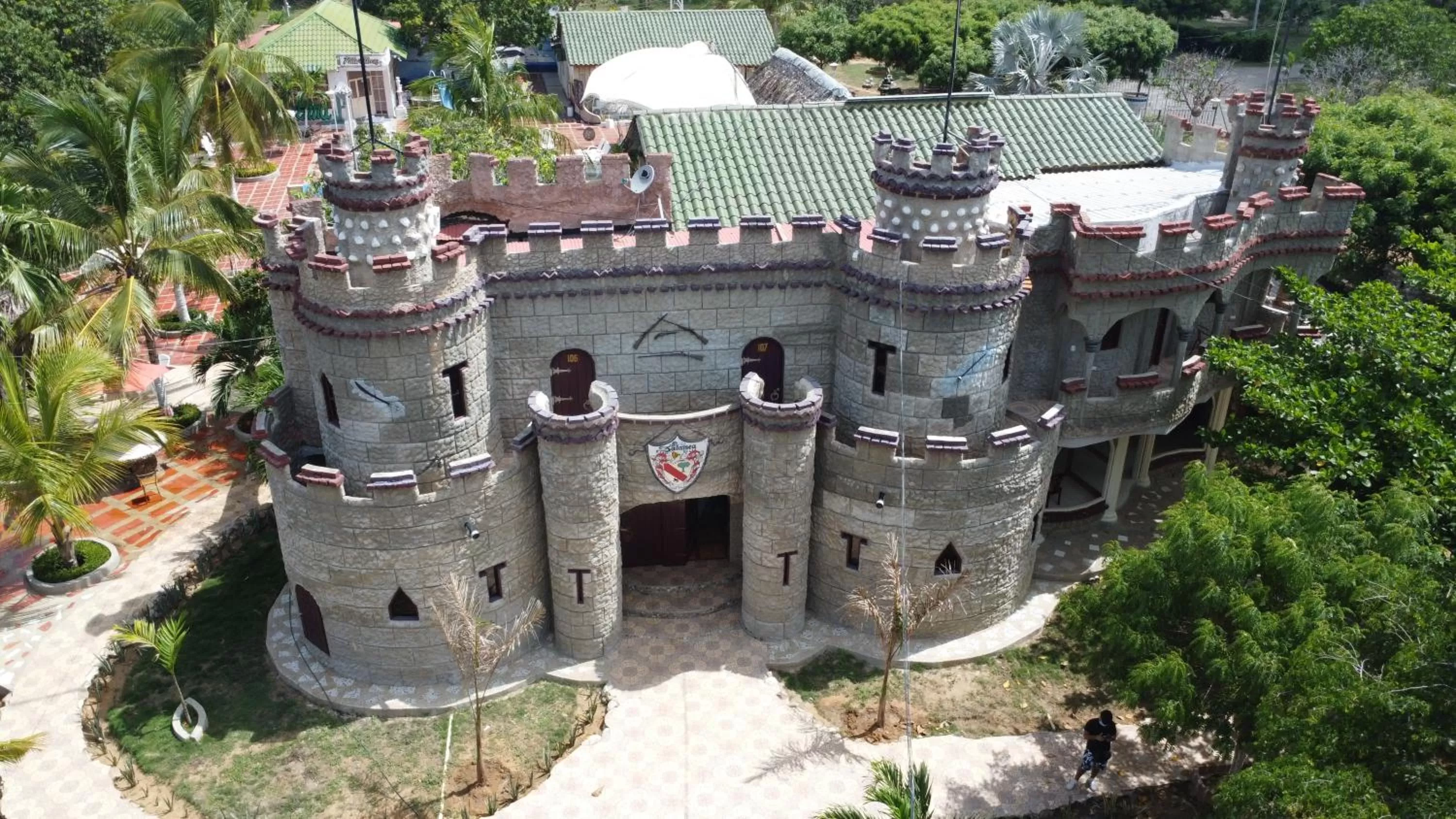 Property building, Bird's-eye View in Eco-Hotel Villa Elina