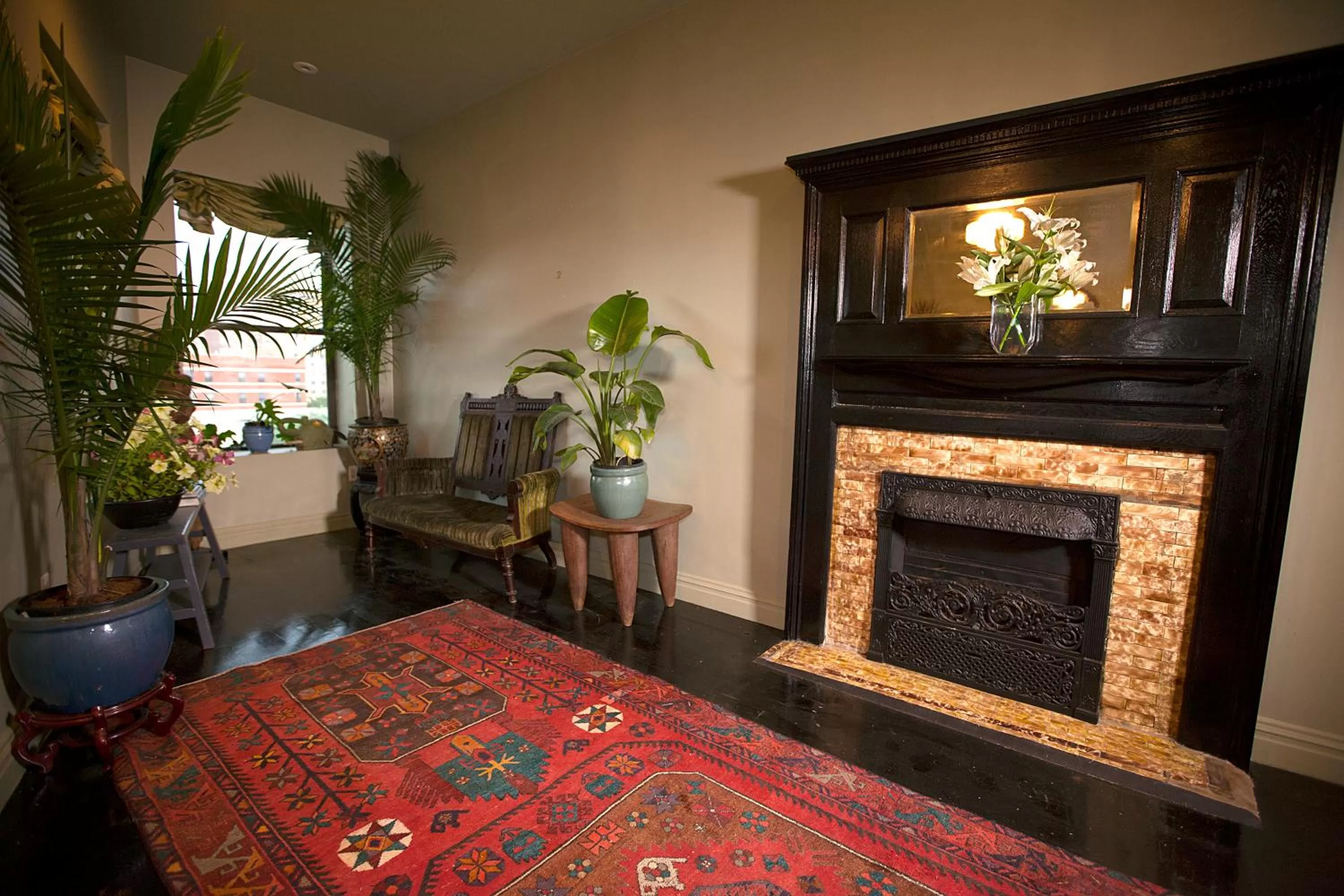 Living room in The Gallery House