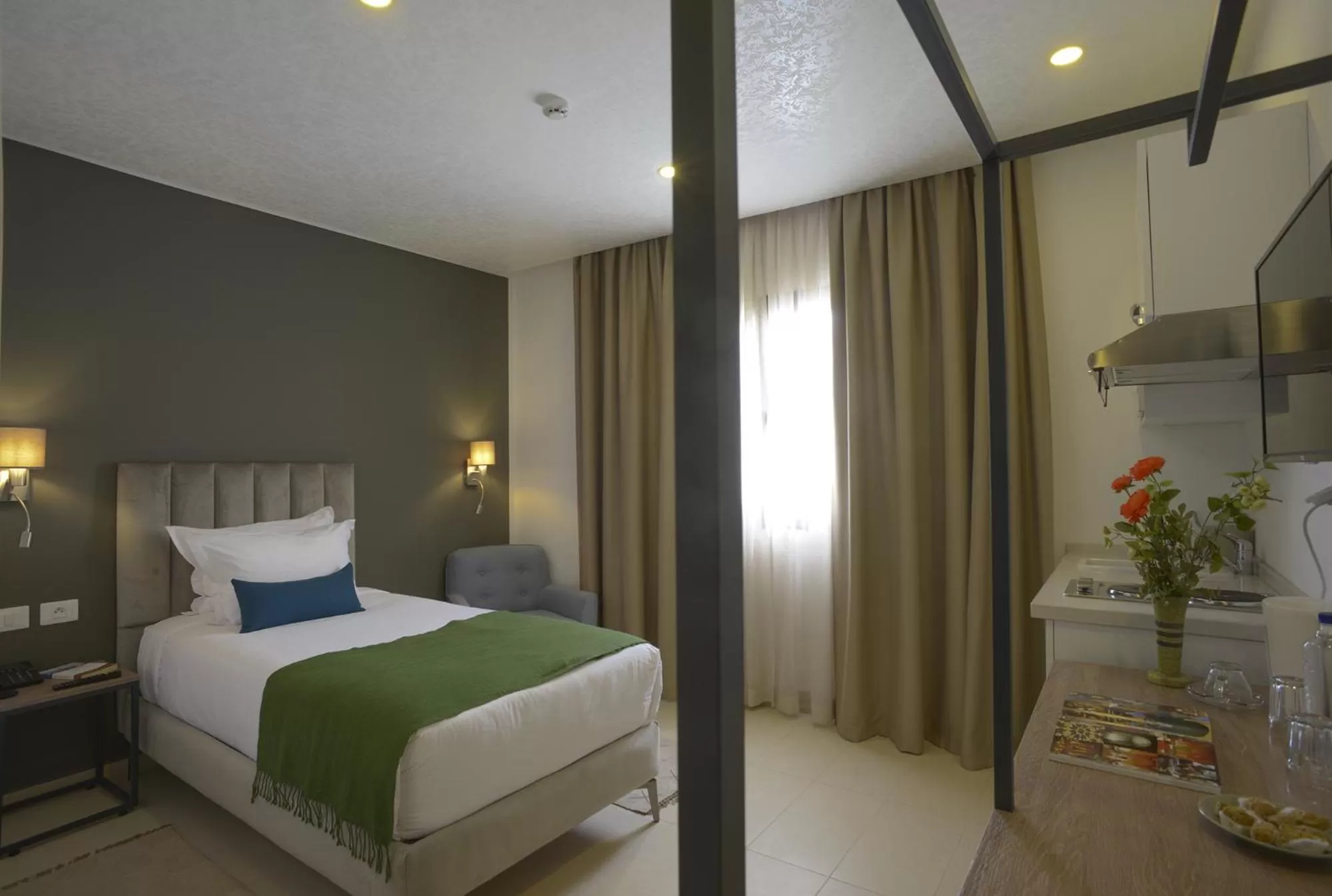 Photo of the whole room, Bed in MAIA HOTEL SUITES