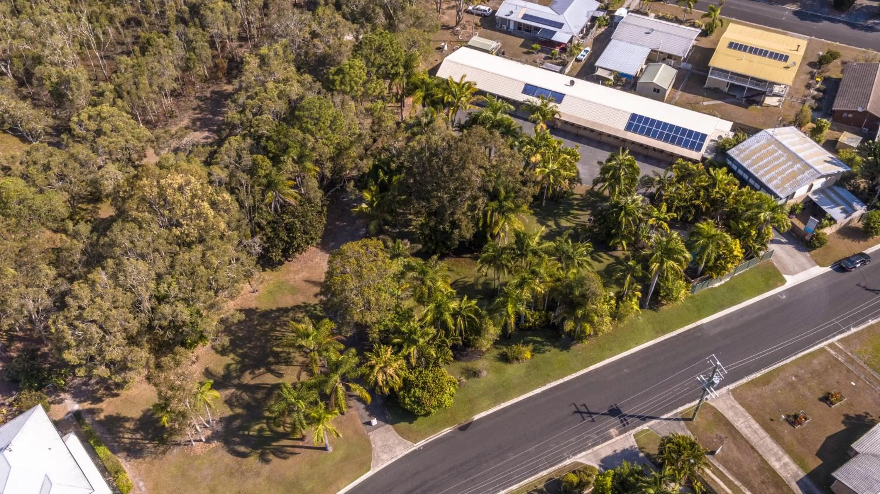 Bird's eye view in Tin Can Bay Motel