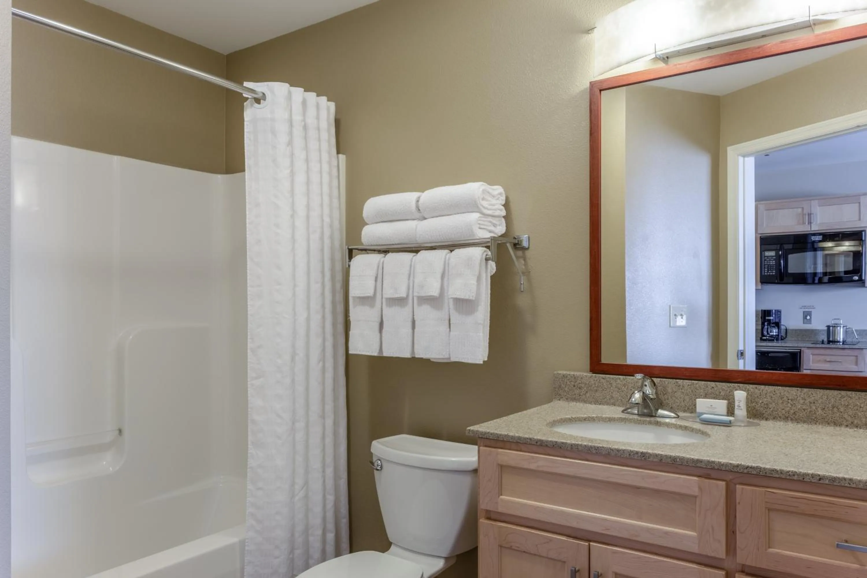 Bathroom in Candlewood Suites Minot by IHG
