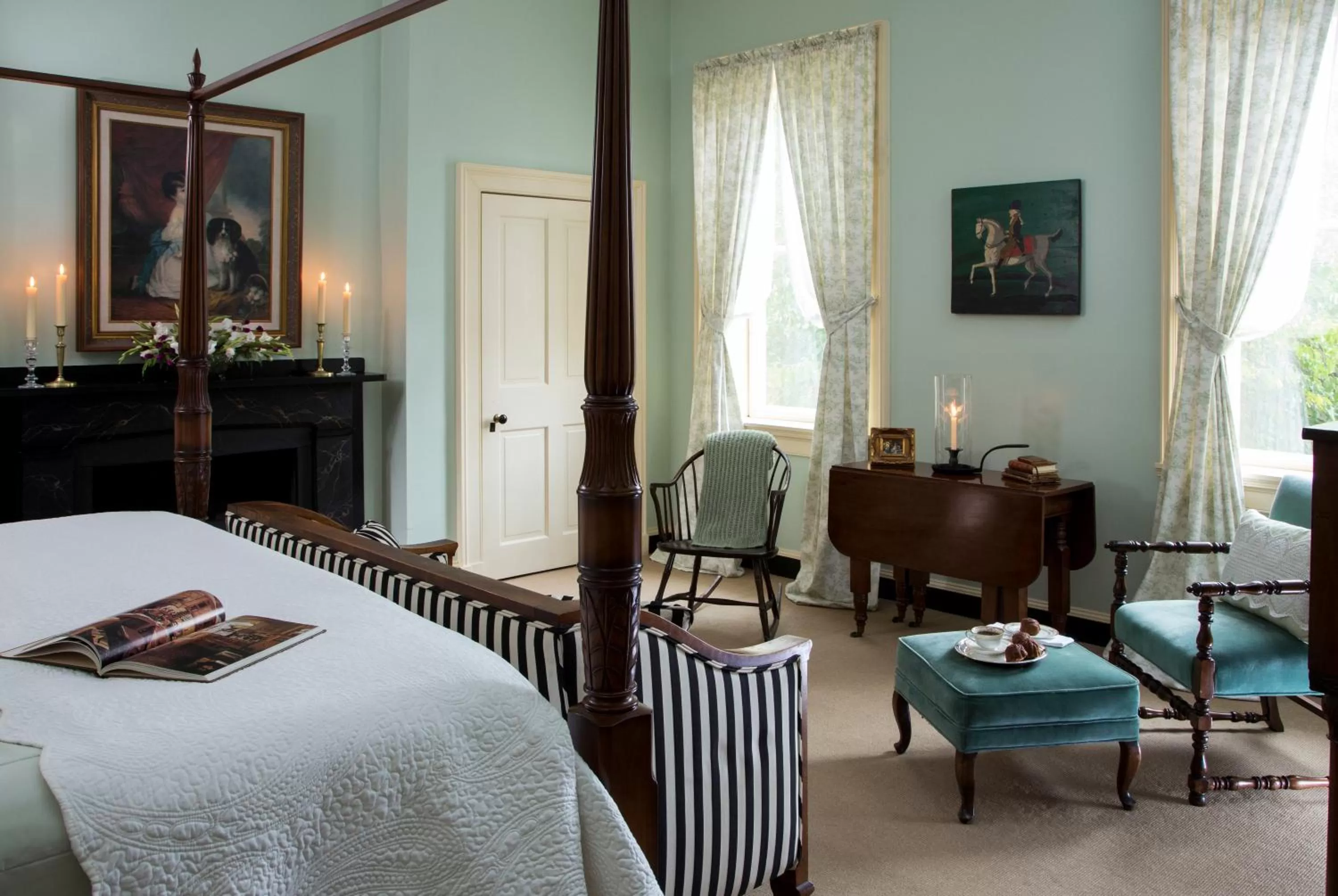 TV and multimedia, Bed in Rachael's Dowry Bed and Breakfast