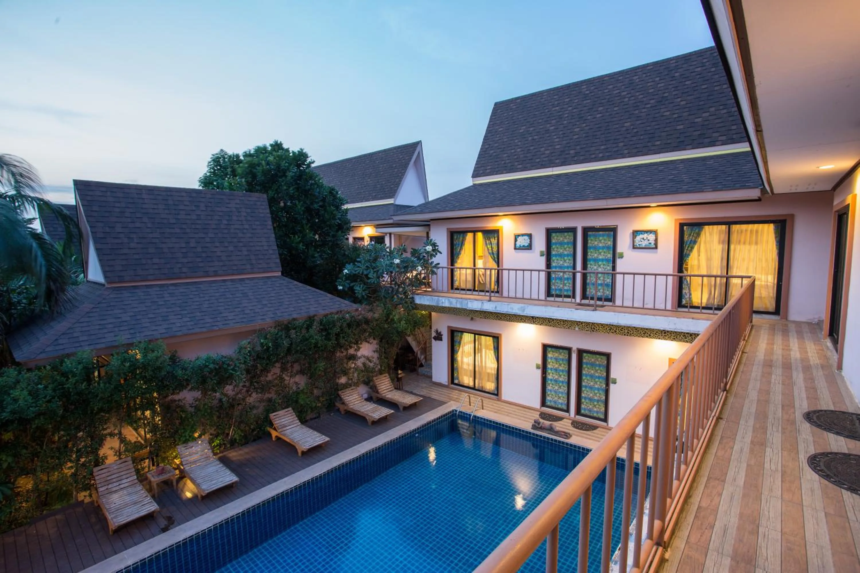 Pool view in PloyKhumThong Boutique Resort