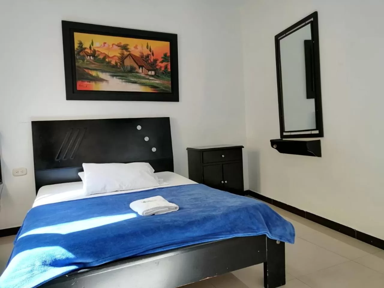 Bed in Hotel Palmeras De Mariana