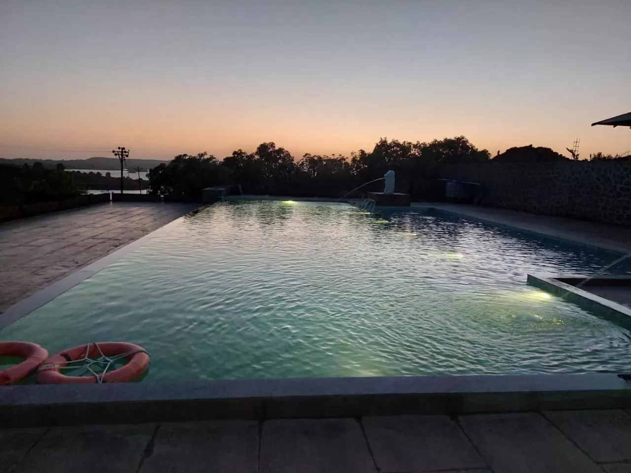 Swimming pool in Jayshin Lake Vaitarna Resort - Igatpuri