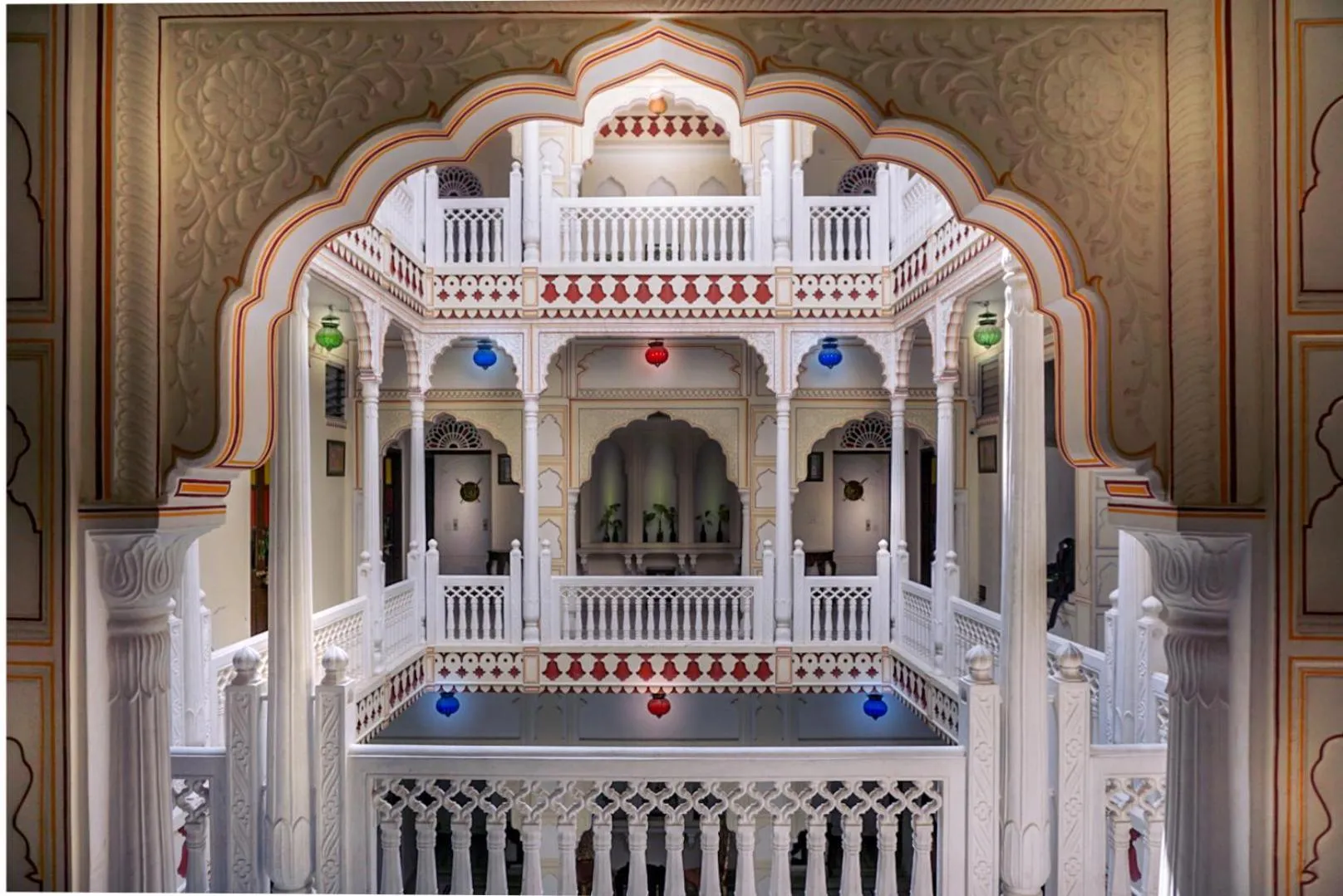 Balcony/Terrace in Krishna Palace - A Heritage Boutique Hotel