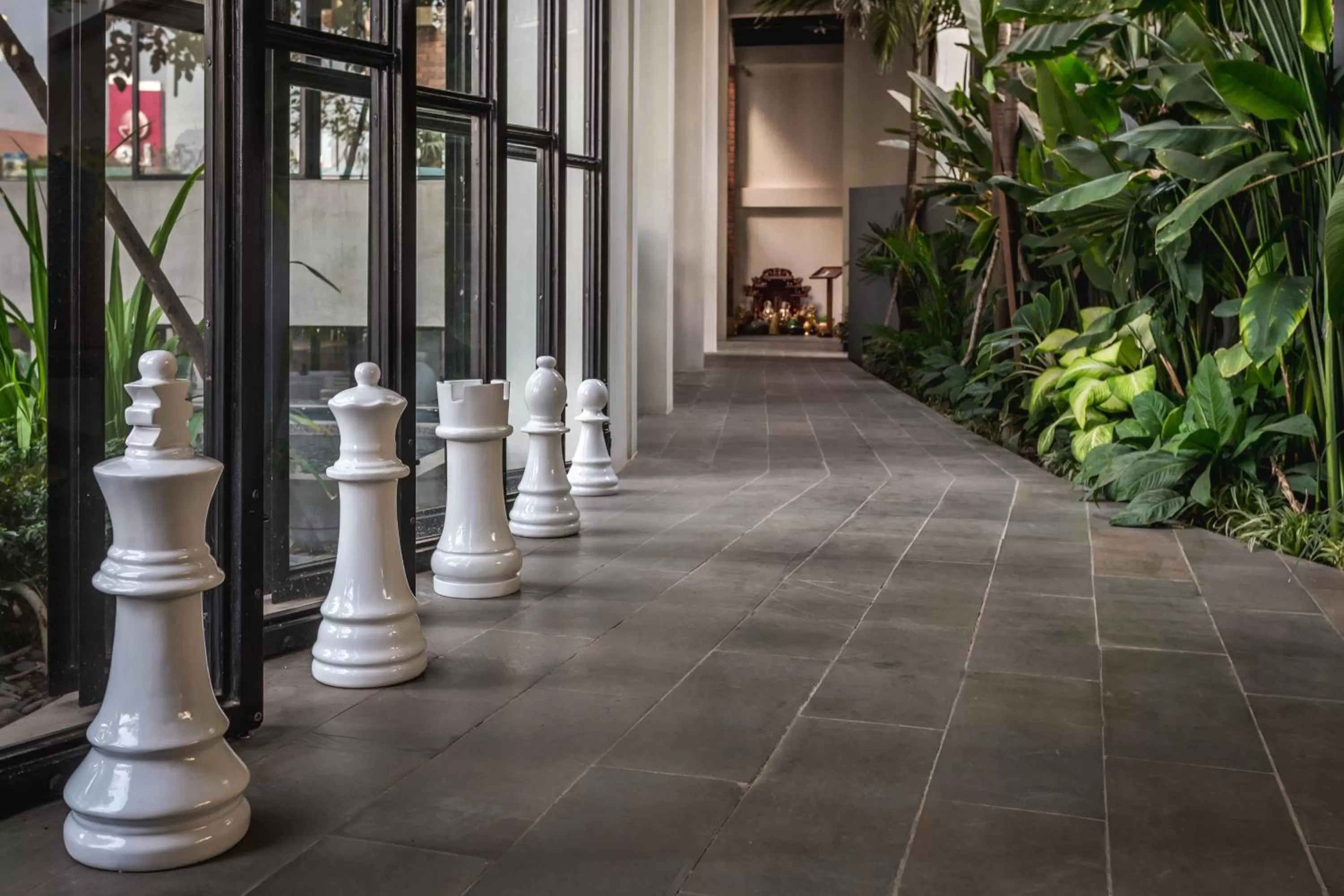 Text overlay in The Aviary Hotel