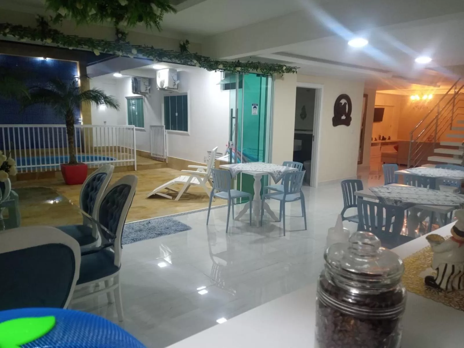 Dining area in Pousada Cavalero