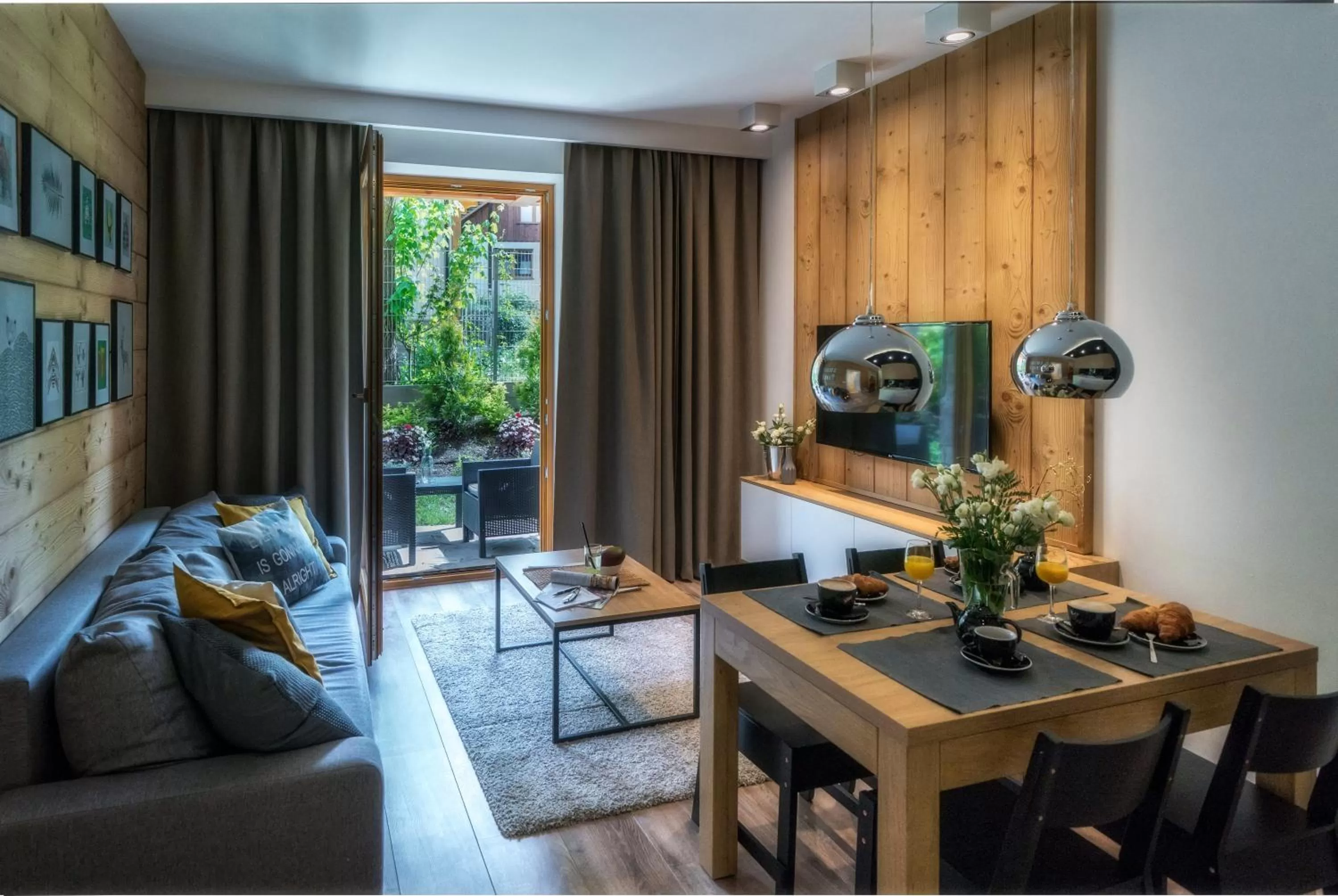 Dining area in Aparthotel Giewont