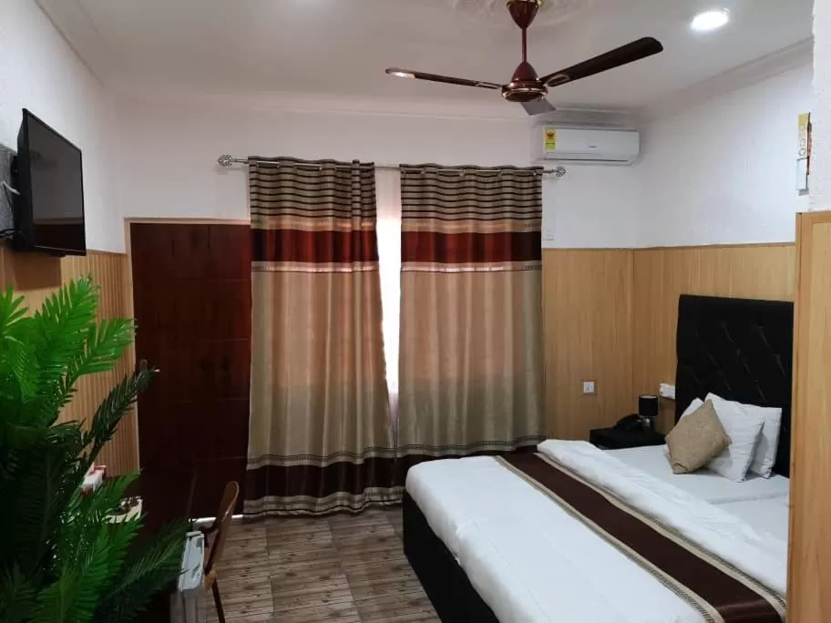 Bed in Hans Cottage Botel