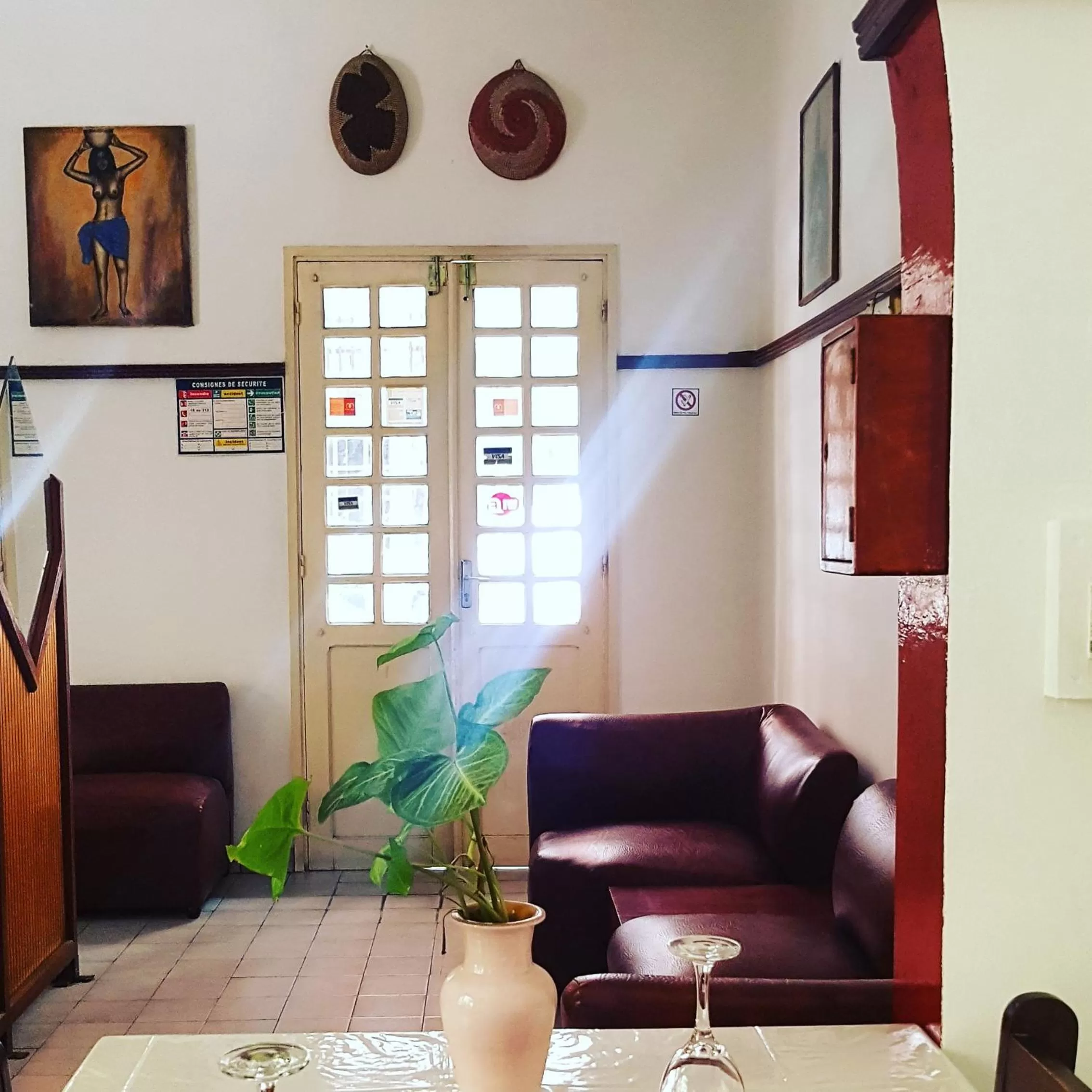 Restaurant/places to eat, Seating Area in Hôtel Saint-Louis Sun Dakar