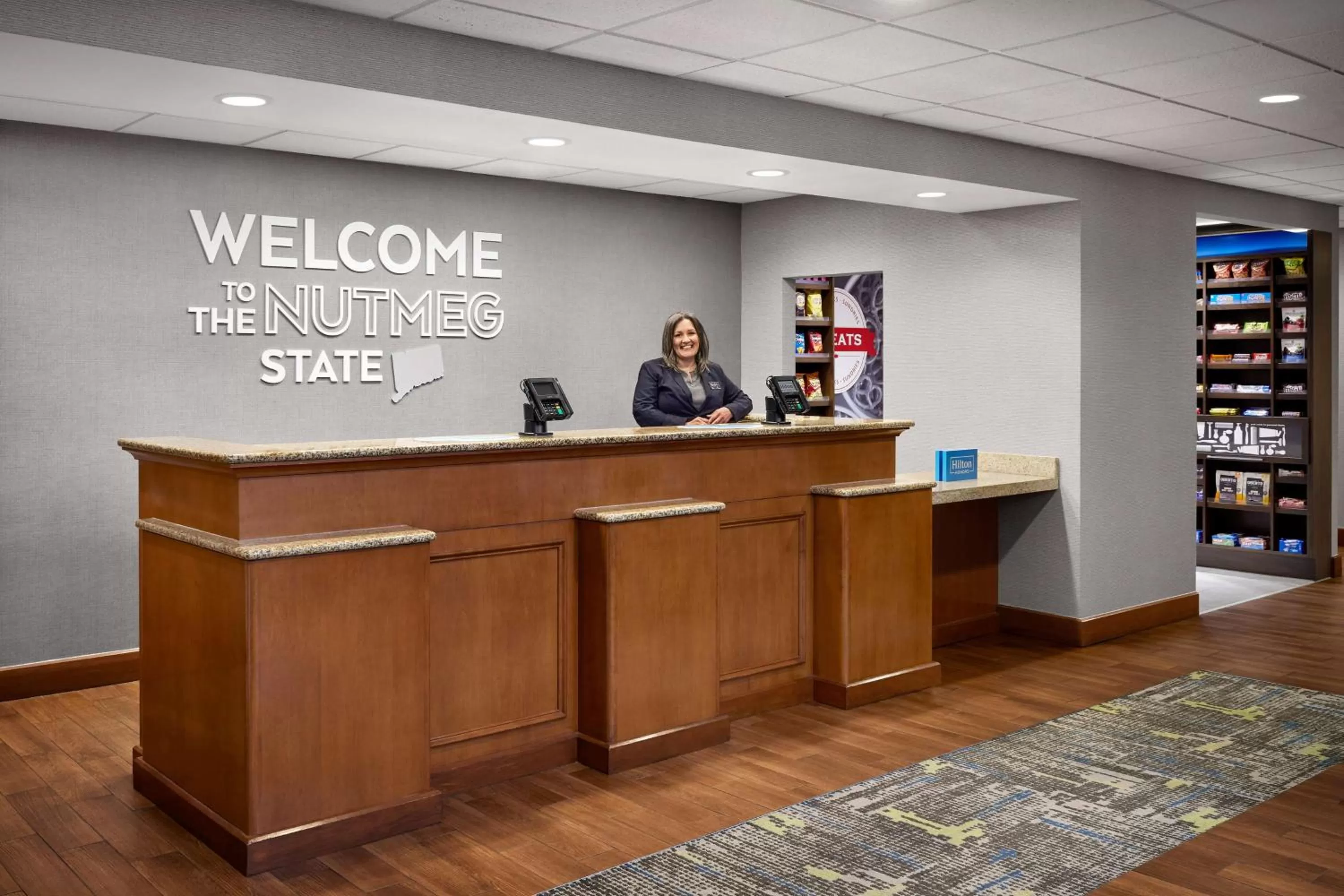 Lobby or reception in Hampton Inn & Suites West Haven