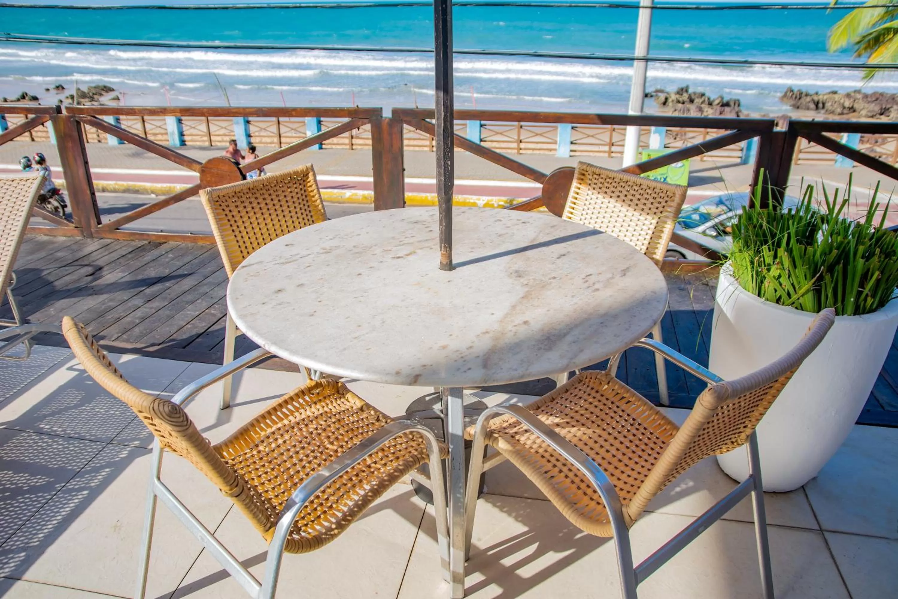 Balcony/Terrace in La Belle Beach Hotel
