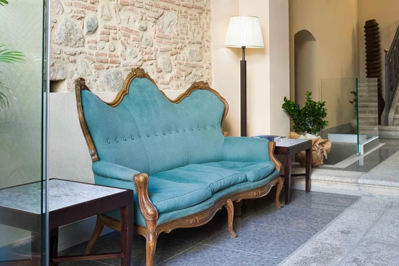 Lobby or reception in Le Corti - Dimora storica