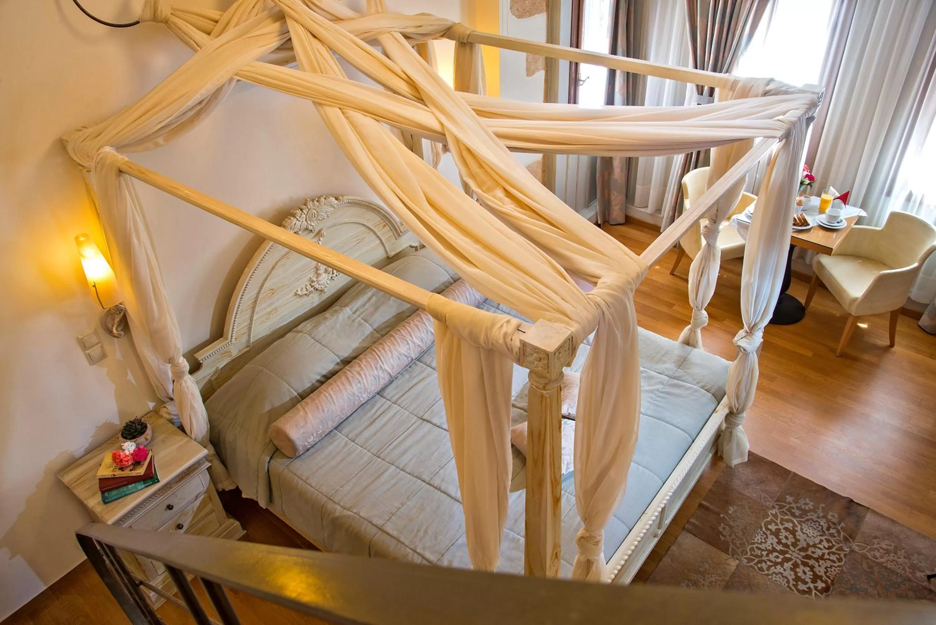 Bed in Ionas Boutique Hotel