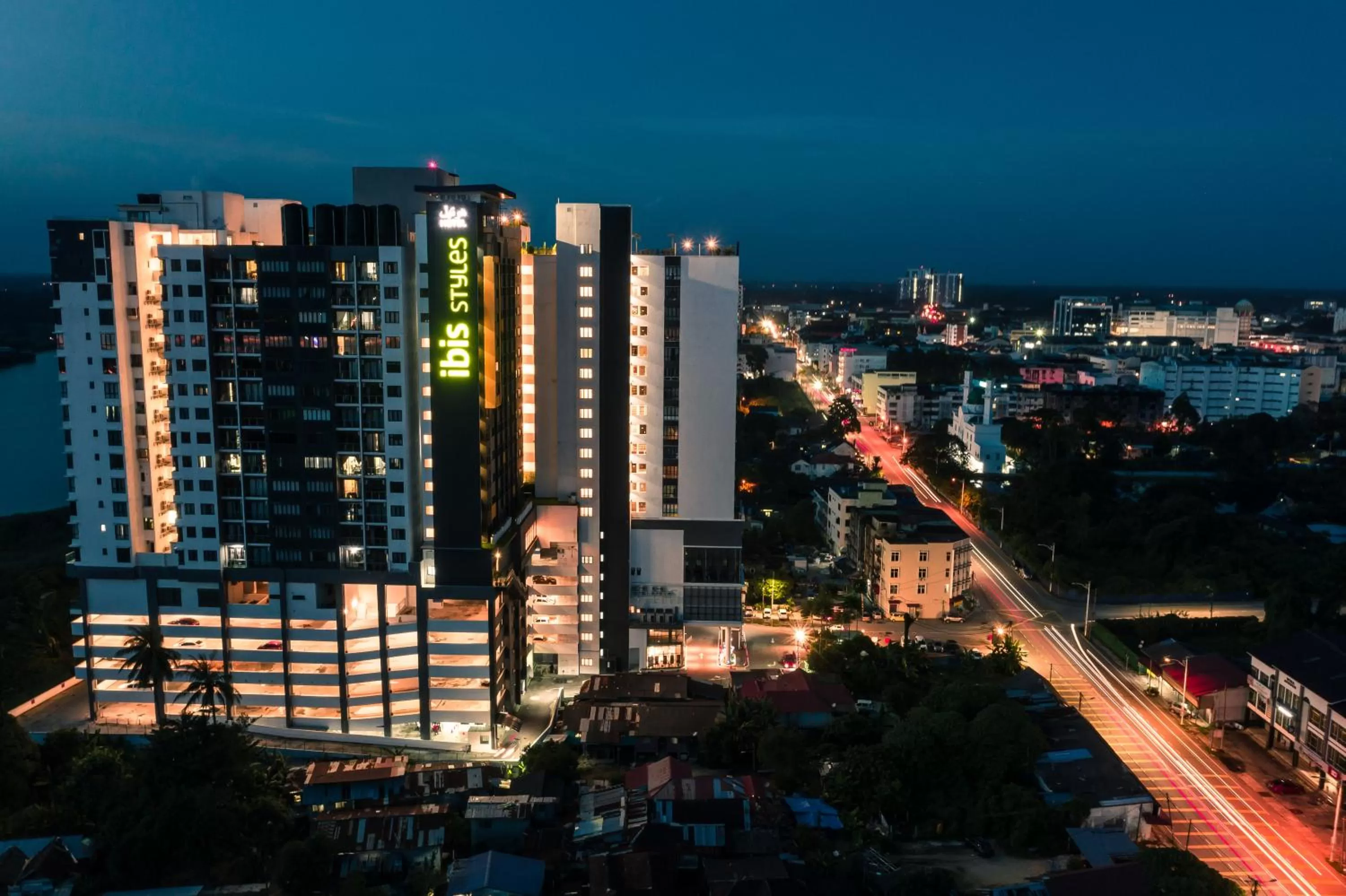 Street view in ibis Styles Kota Bharu