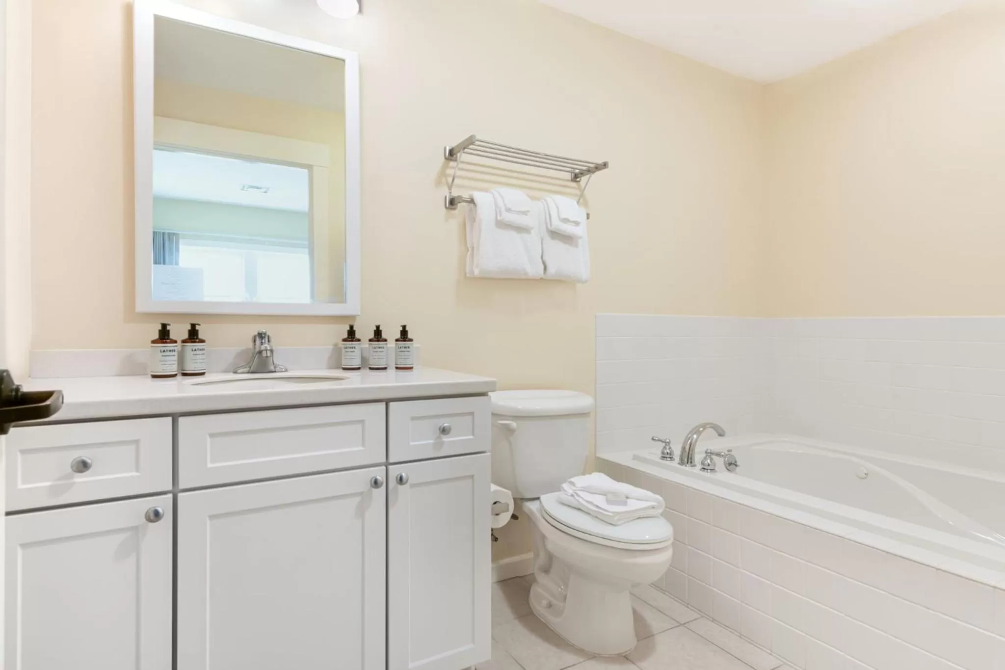 Bathroom in Jackson Gore Village on Okemo Mountain