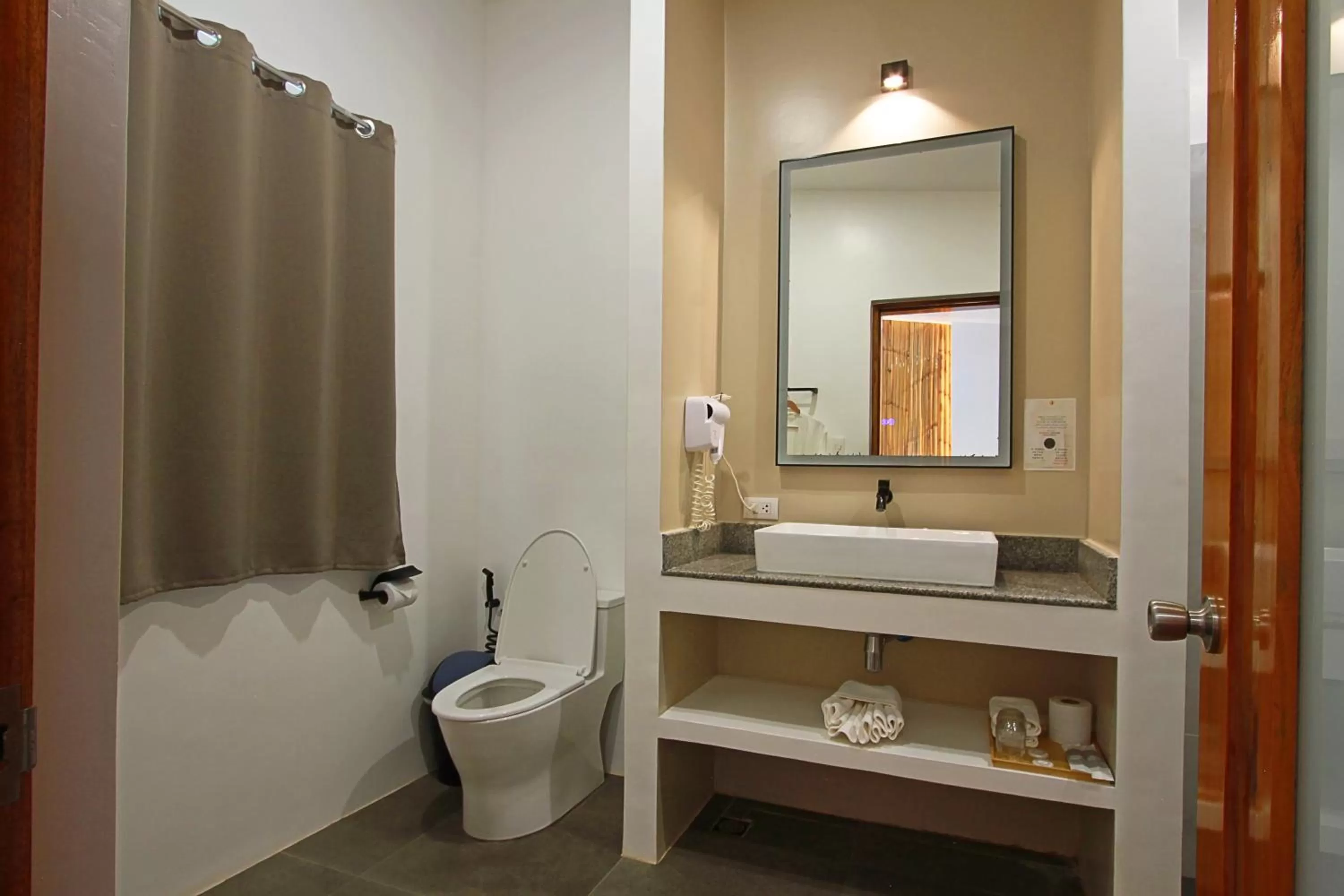 Toilet in Bathala Resort