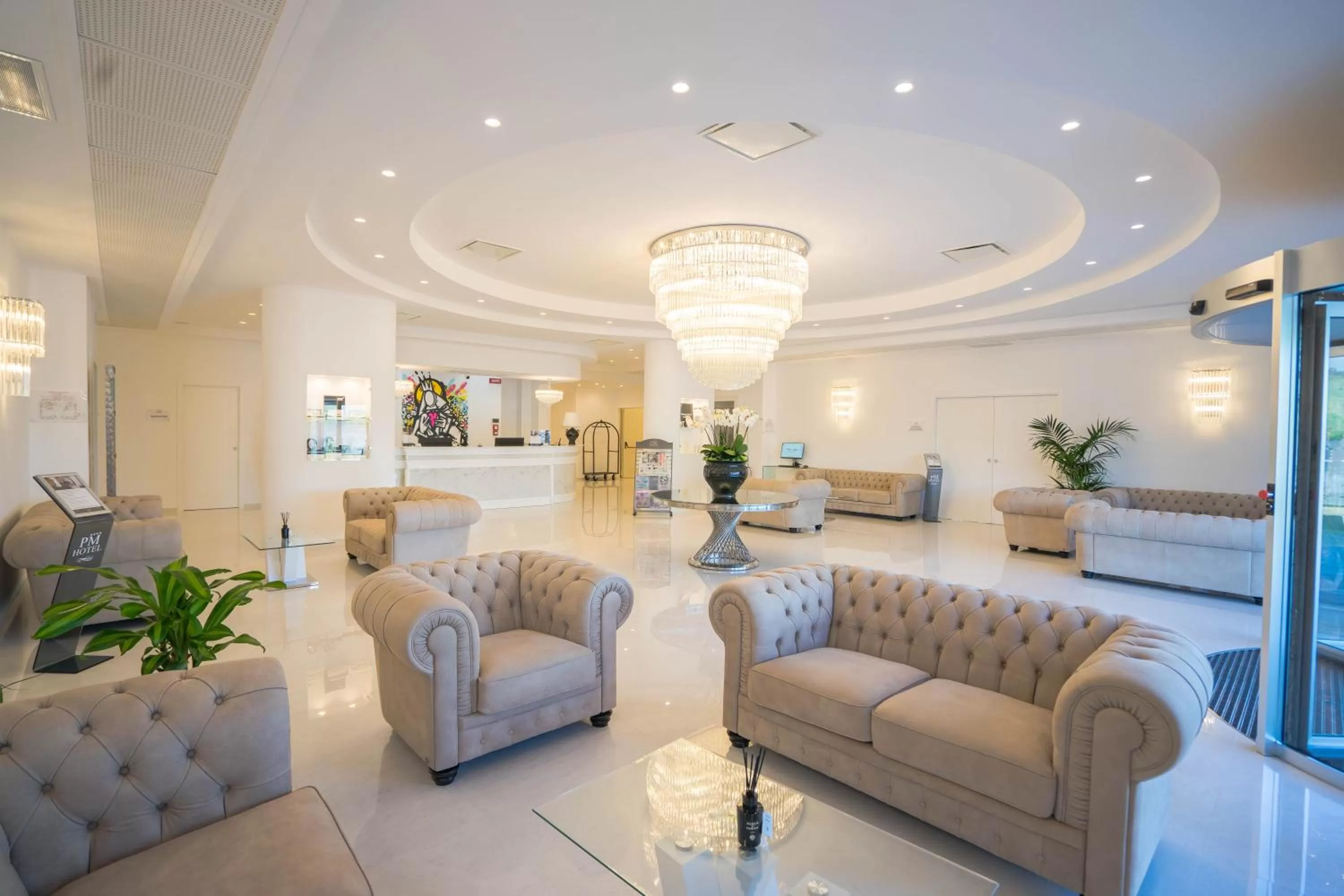 Lobby or reception in PM Hotel