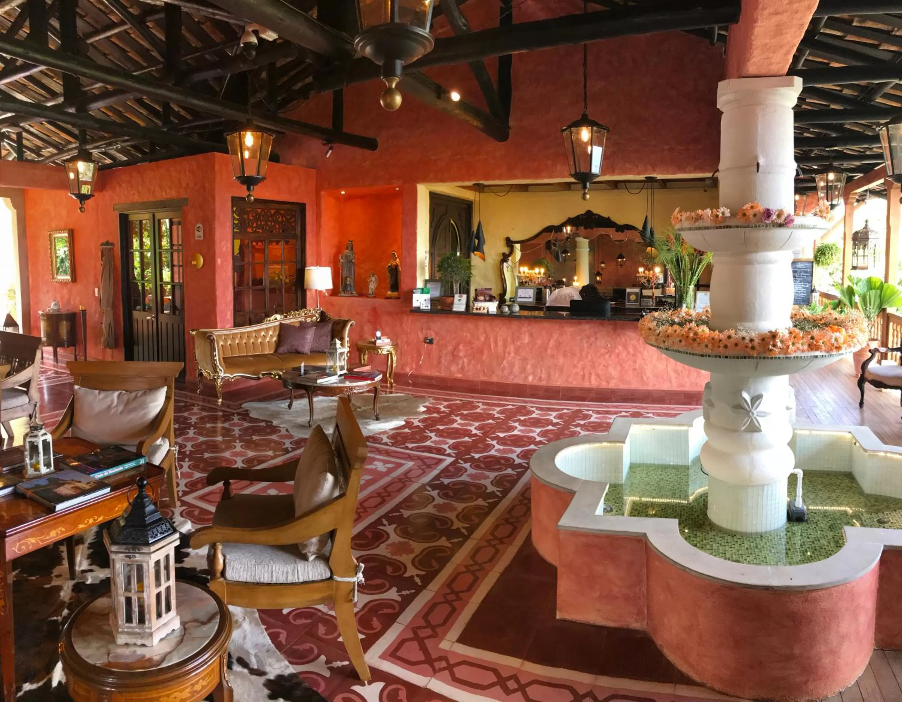 Lobby or reception, Lounge/Bar in Monasterio San Agustín, Colombia