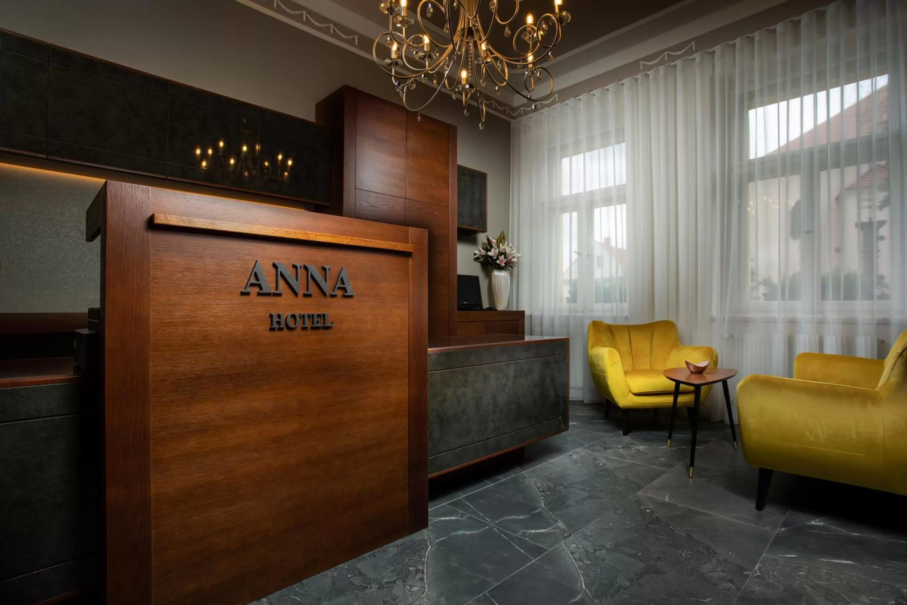Lobby or reception in Hotel Anna