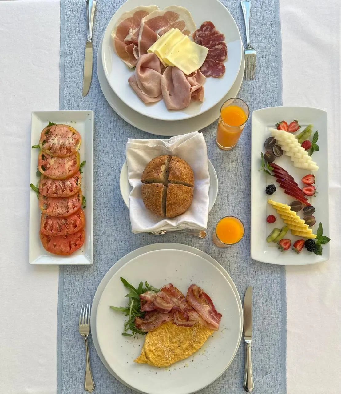 Breakfast in Villa Le Zagare Relais & SPA