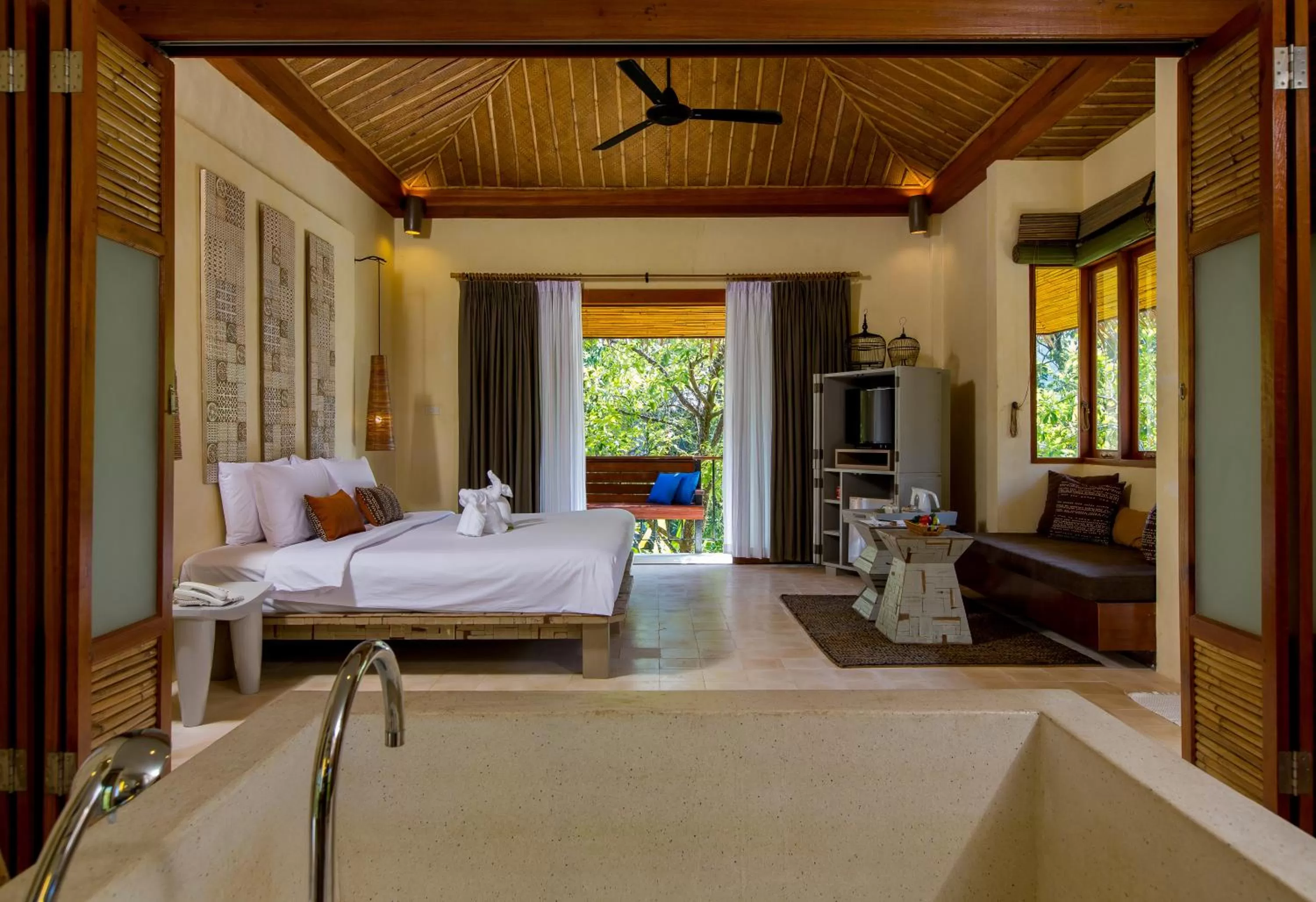 Bathroom, Bed in Bangsak Village - Adults Only - SHA Extra Plus