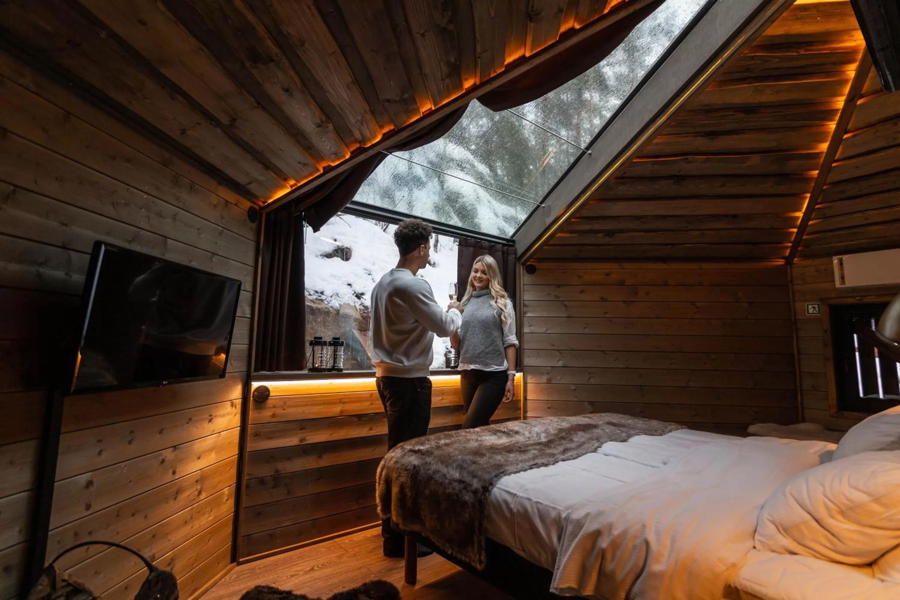 Bed in Hotel & Spa Resort Järvisydän