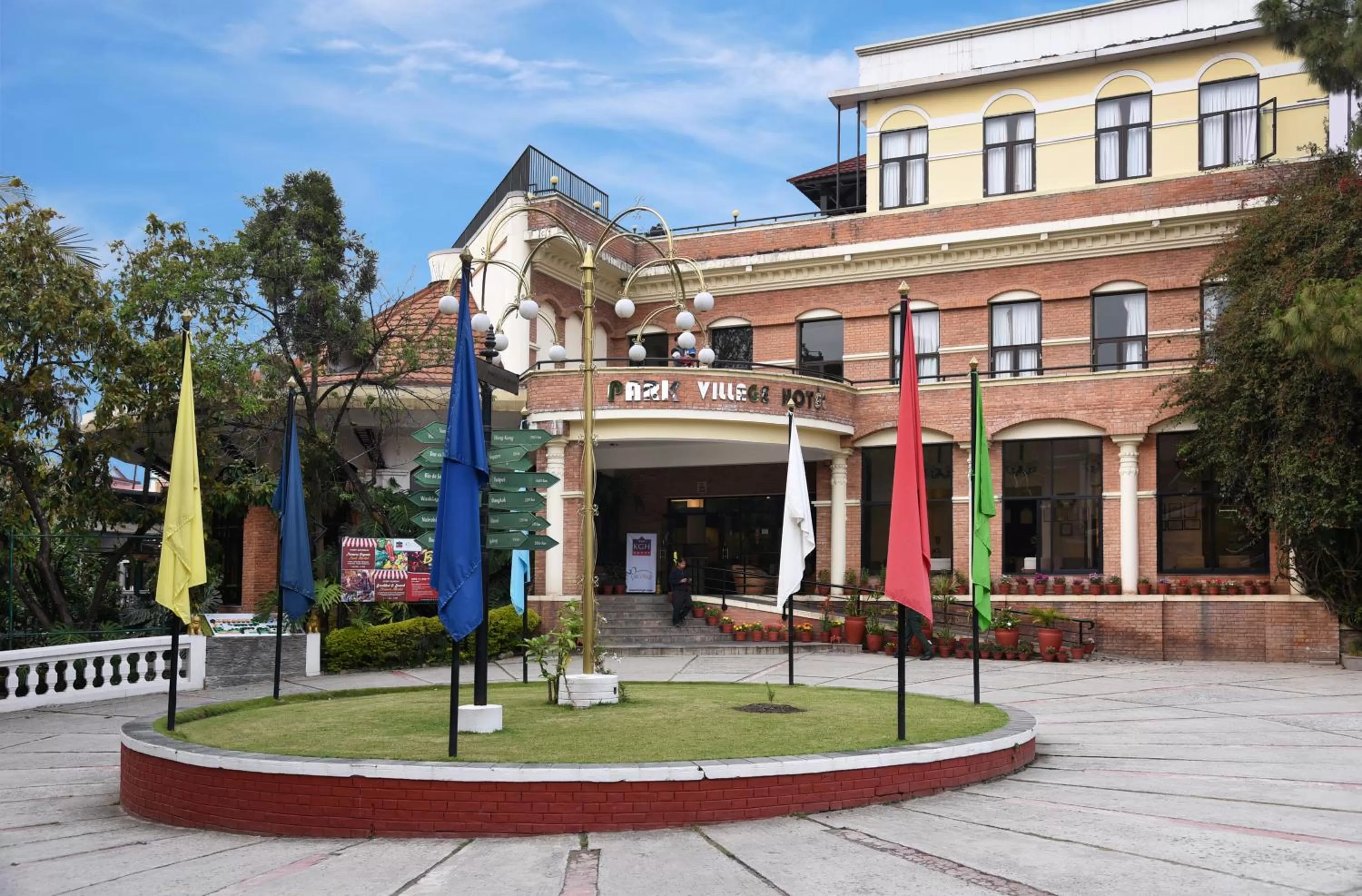 Facade/entrance in Park Village Resort by KGH Group