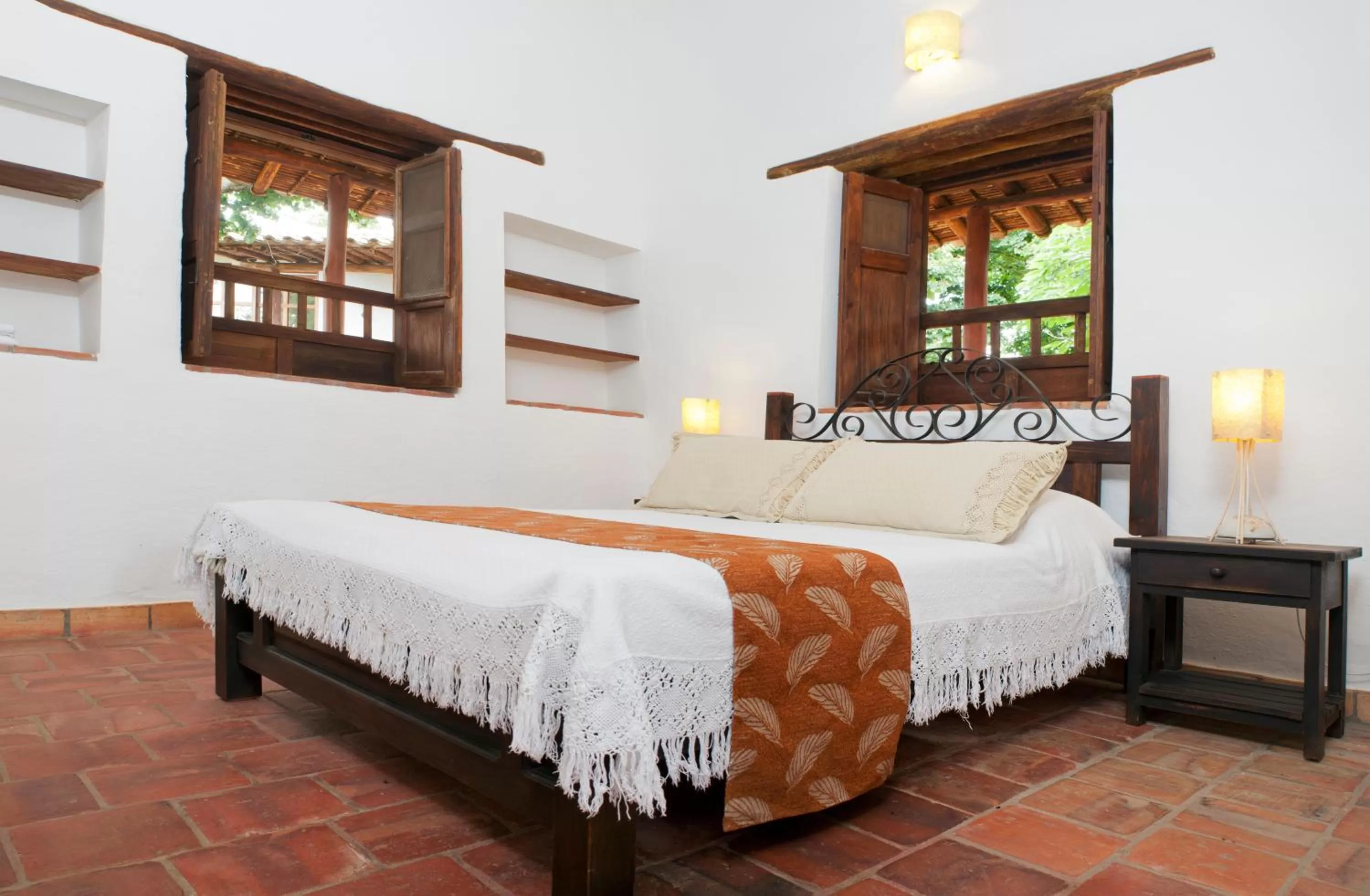 Bedroom, Bed in Hotel Buenosaires Barichara