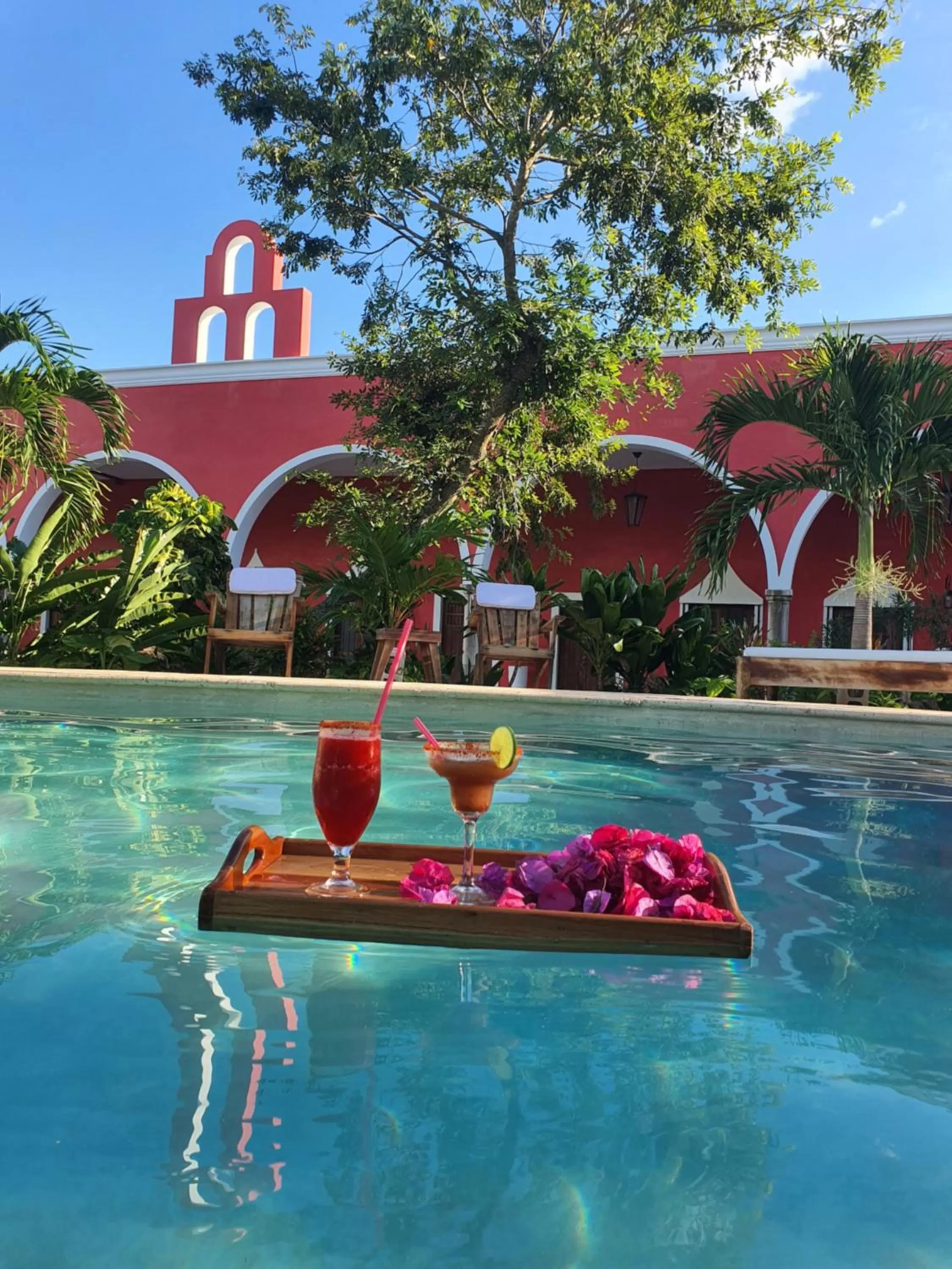 Swimming Pool in Hacienda María Elena Yucatán