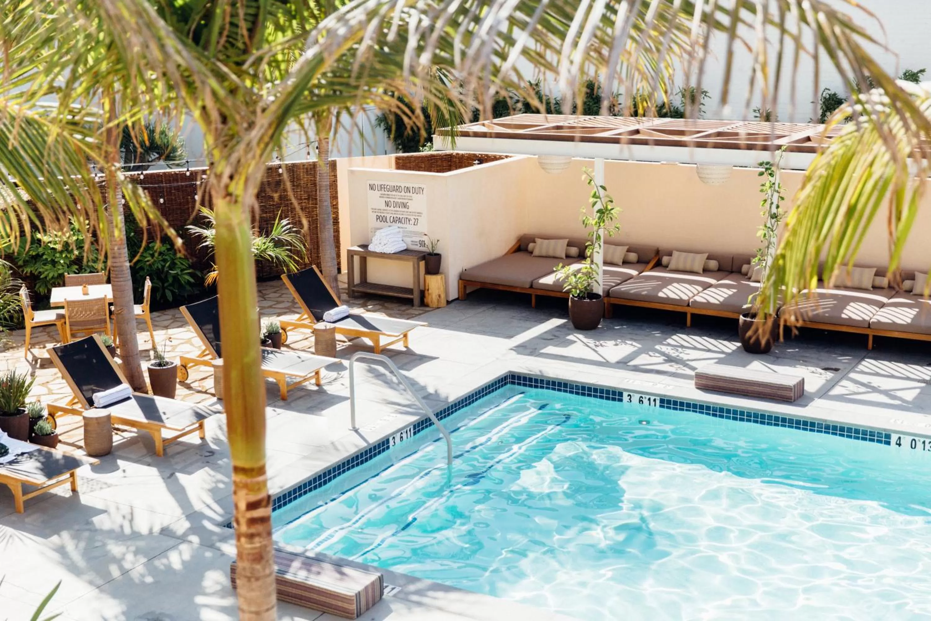 Swimming pool in Hotel June West LA, a Member of Design Hotels