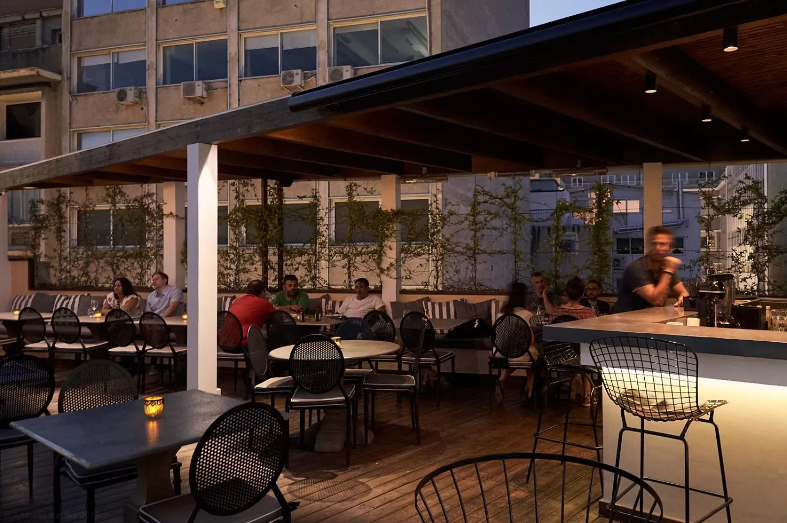 Lounge or bar in Athens Mansion Luxury Suites