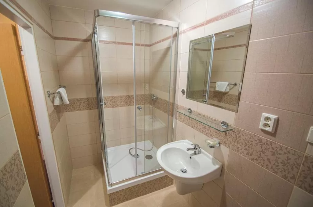 Property building, Bathroom in Hotel Sport