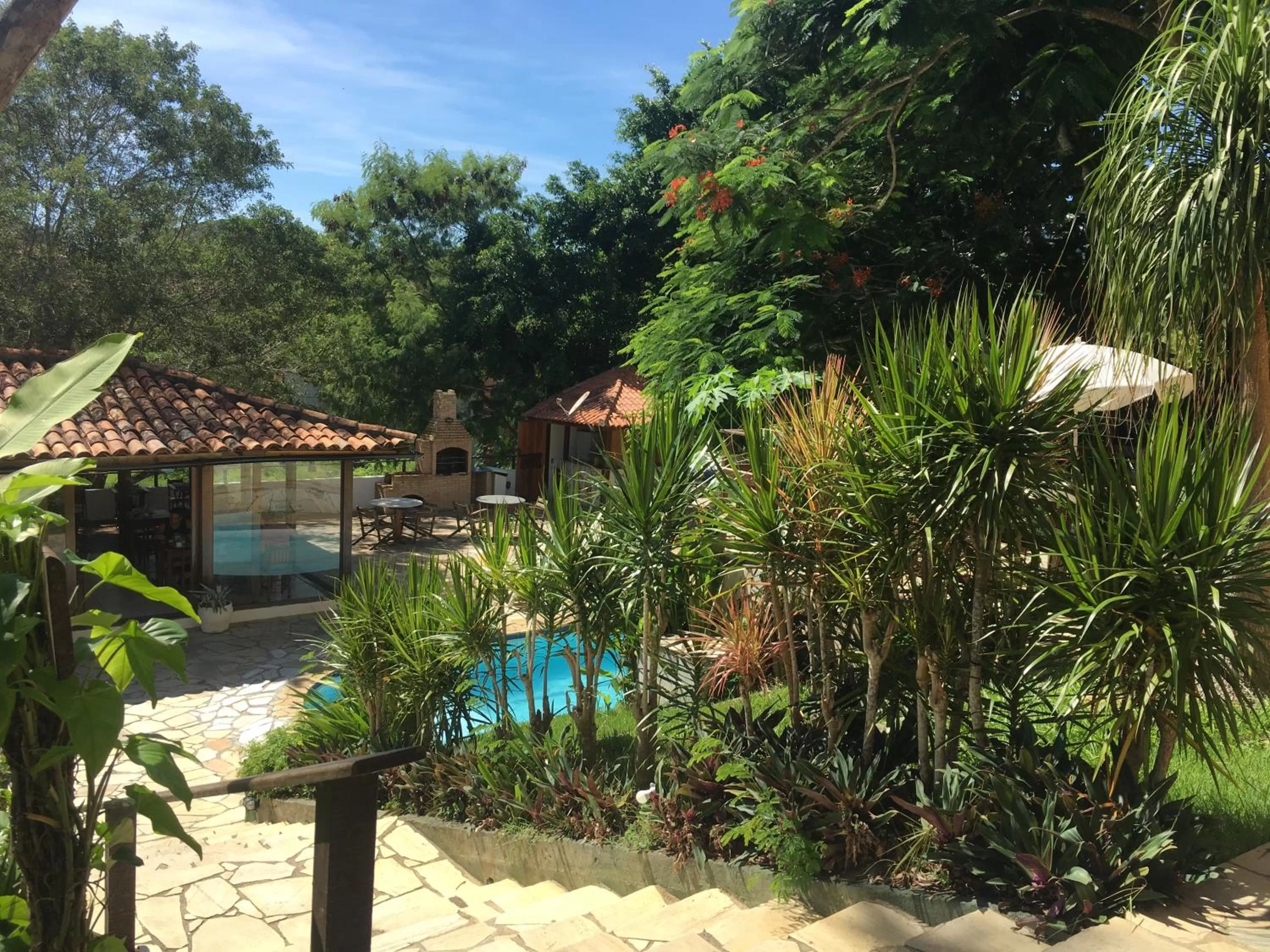 Patio in Pousada Saint Germain