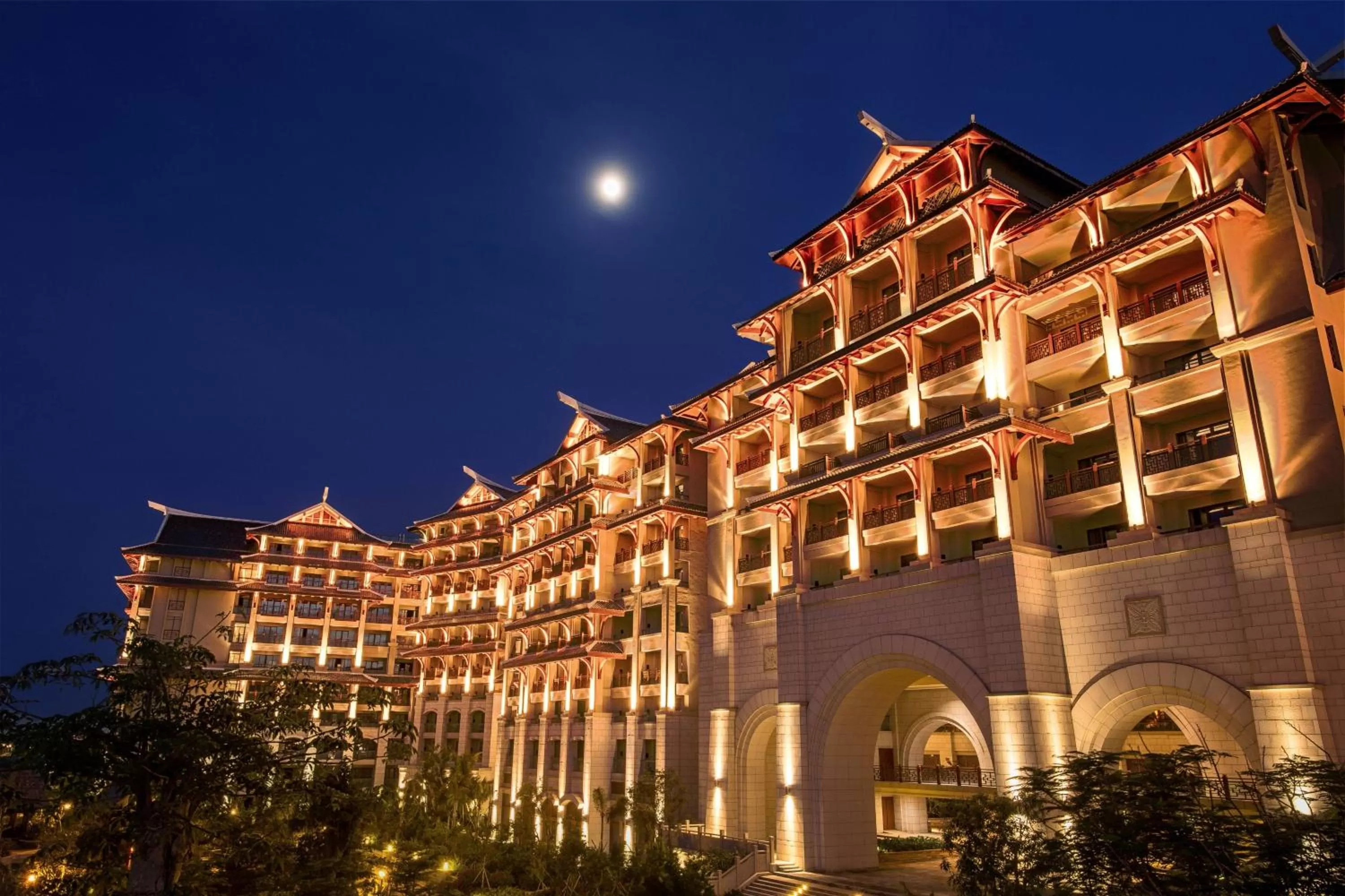 Property building in Haikou Marriott Hotel