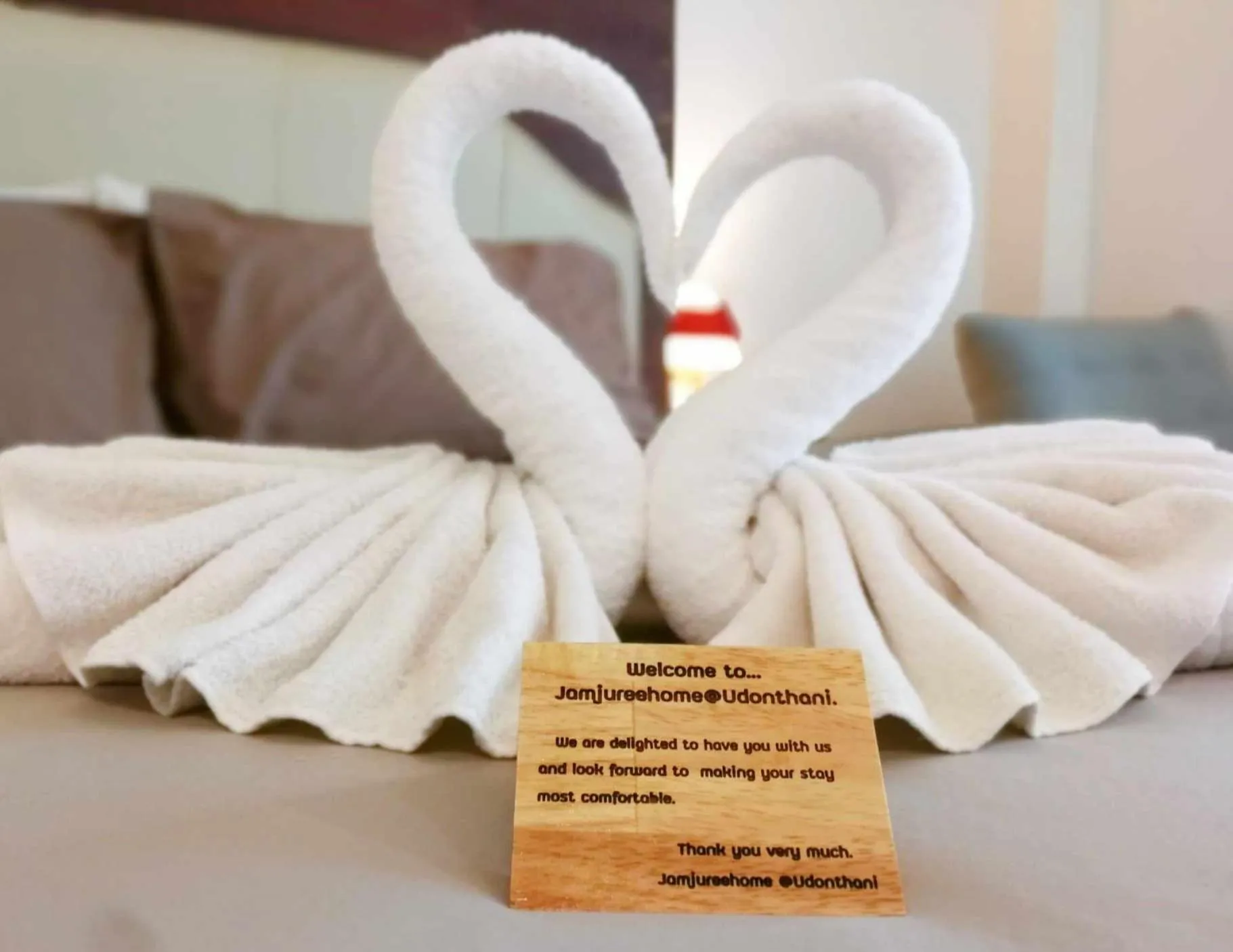 Bed in Jamjuree Home at Udonthani