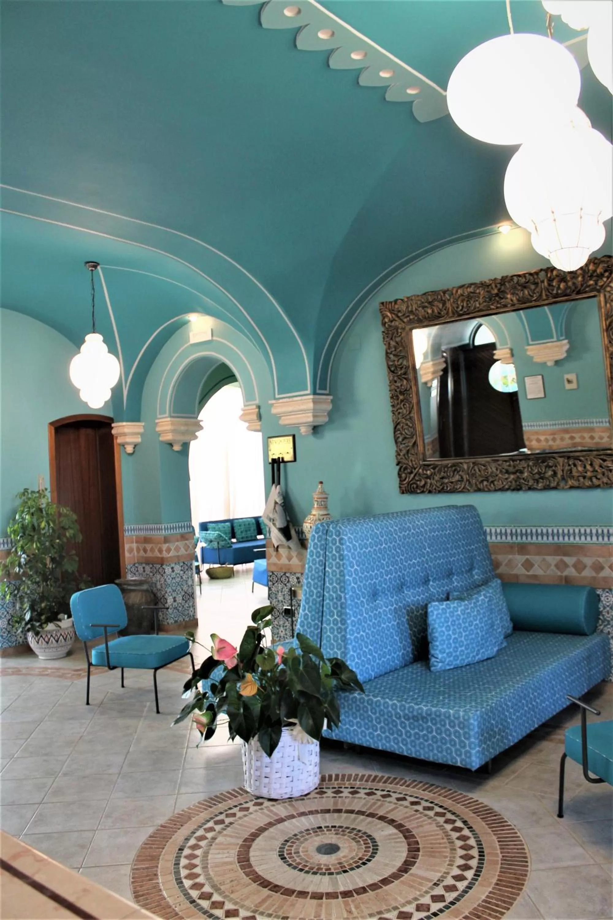 Lobby or reception in Hotel Medusa