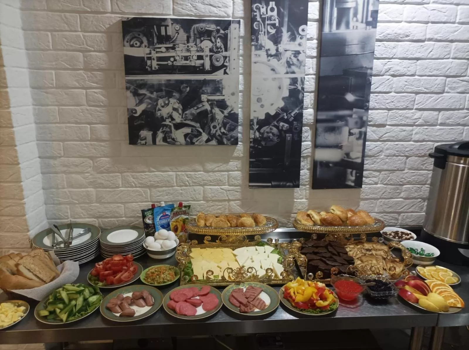 Breakfast in Resident Hotel Almaty