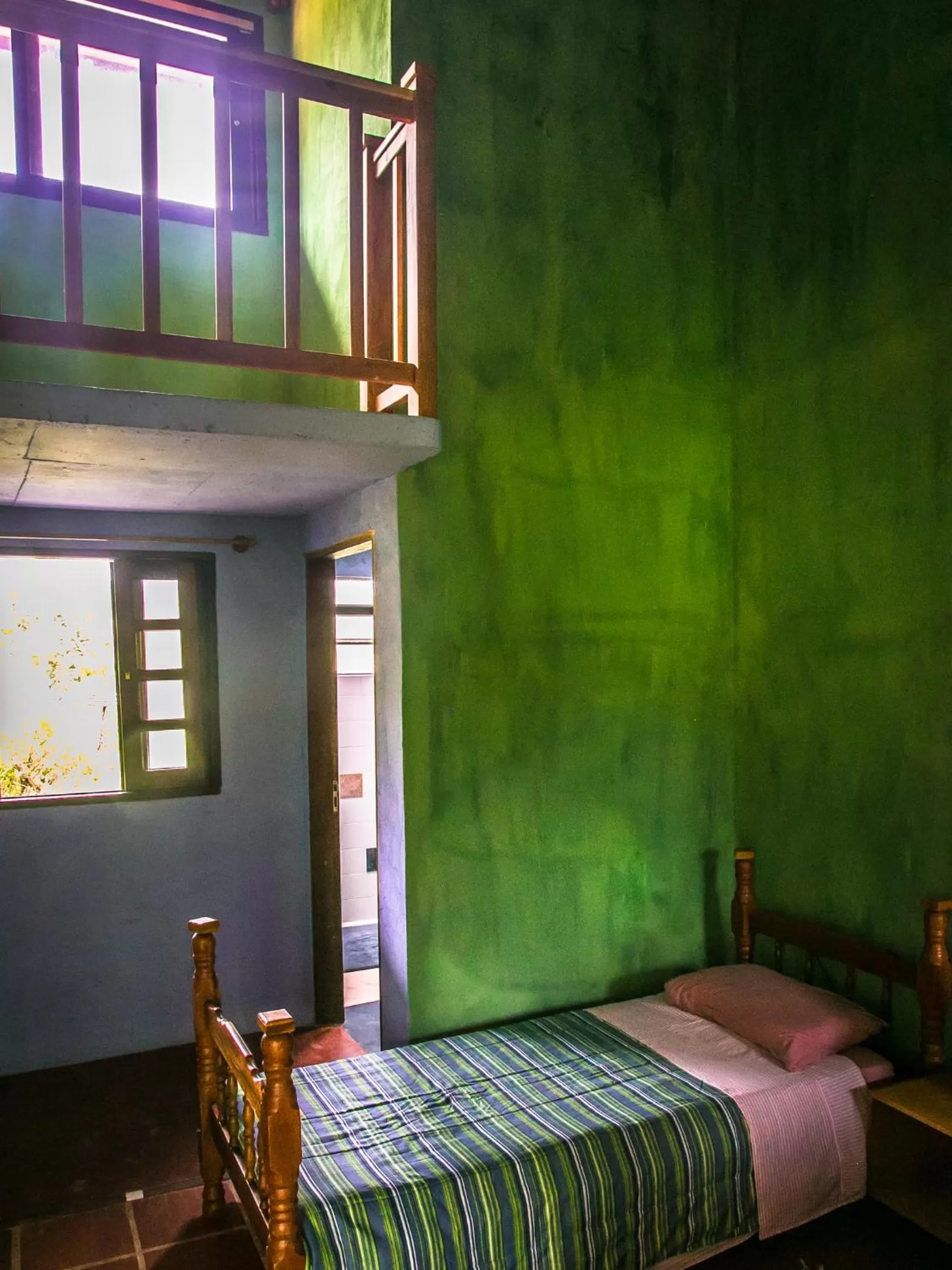 Bed in Lagamar Ecohotel