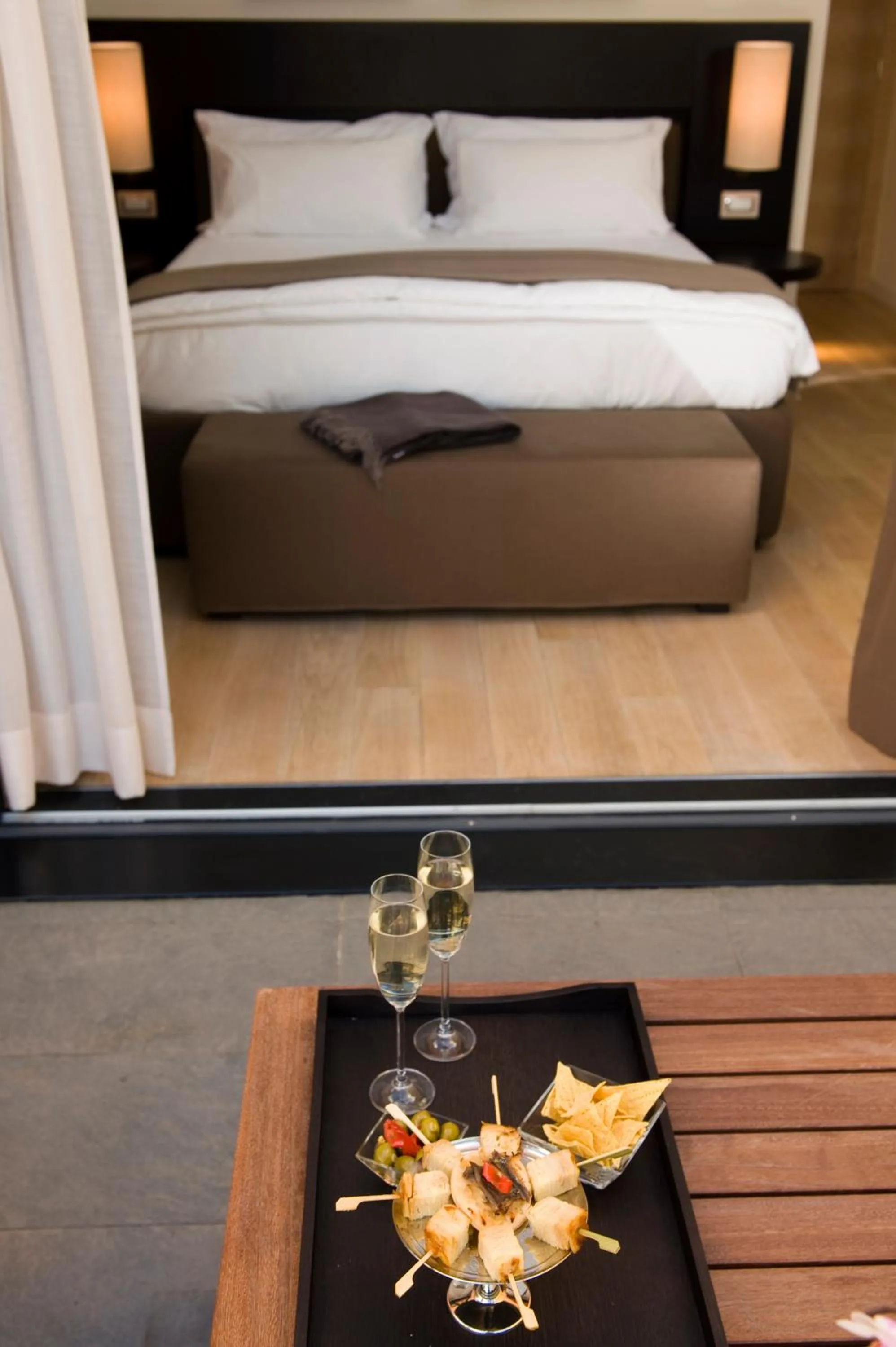 Balcony/Terrace, Bed in Marina Place Resort