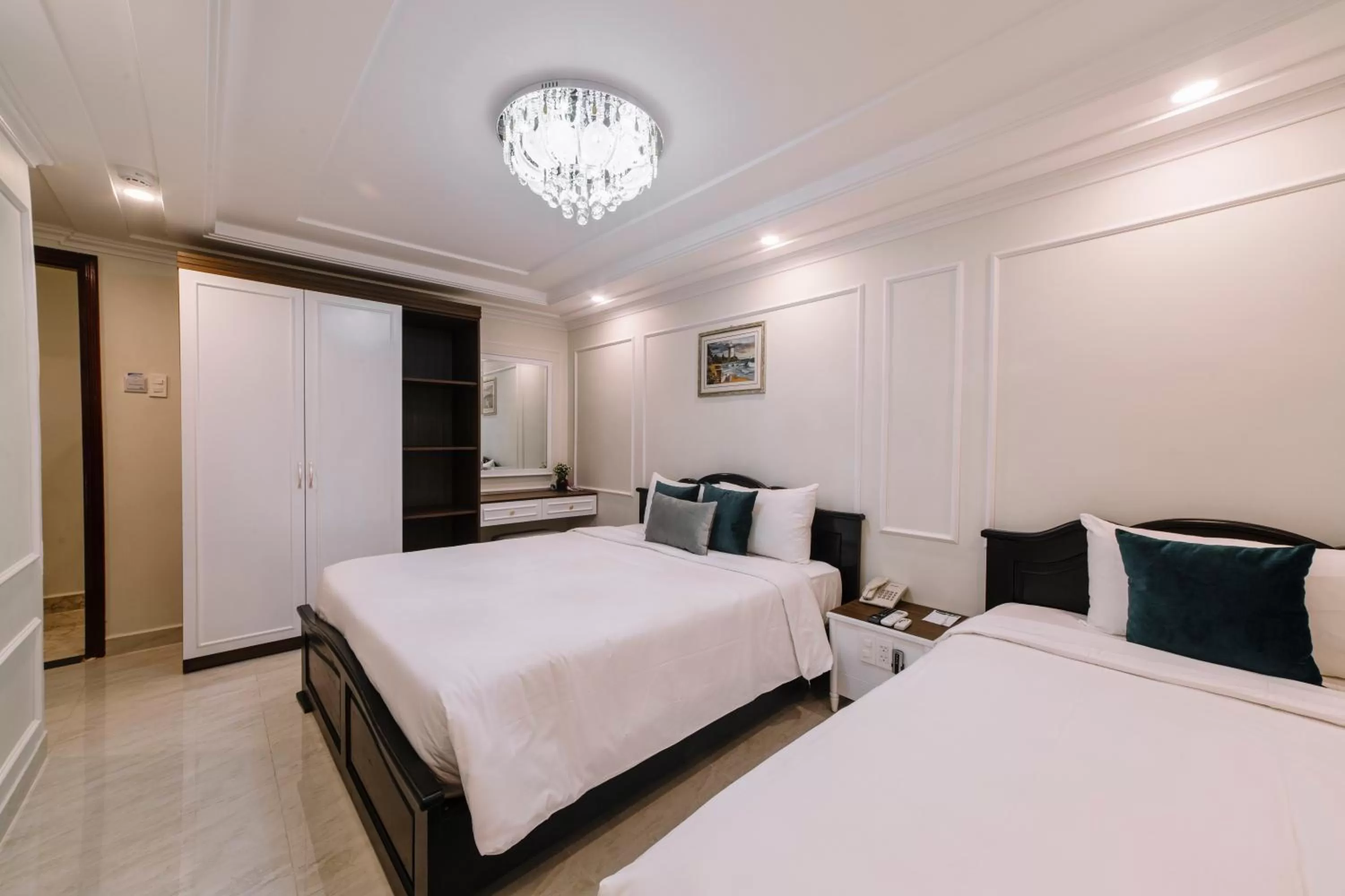 Bed in Saigon Hanoi Central Hotel