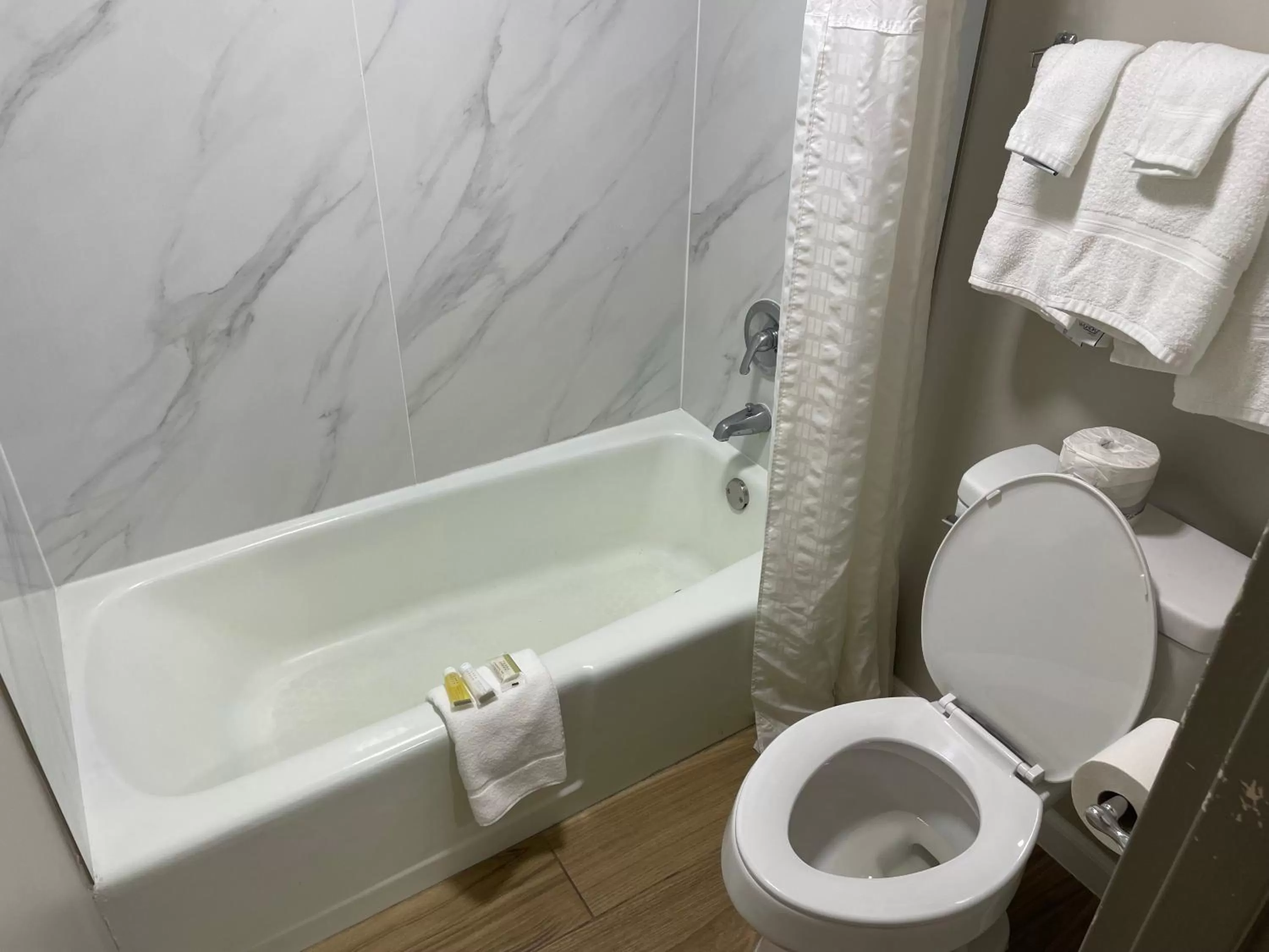 Bathroom in Days Inn by Wyndham Valdosta/Near Valdosta Mall