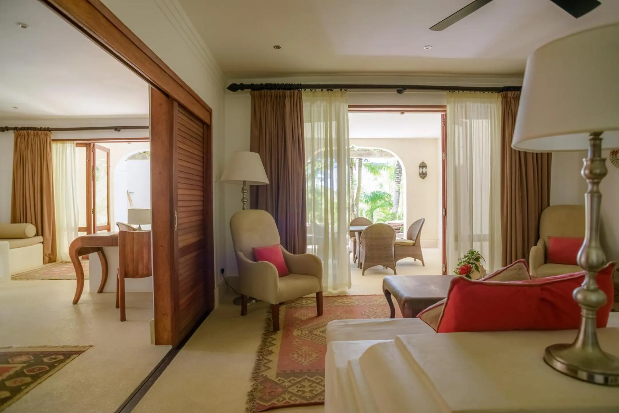 Living room, Bed in Swahili Beach