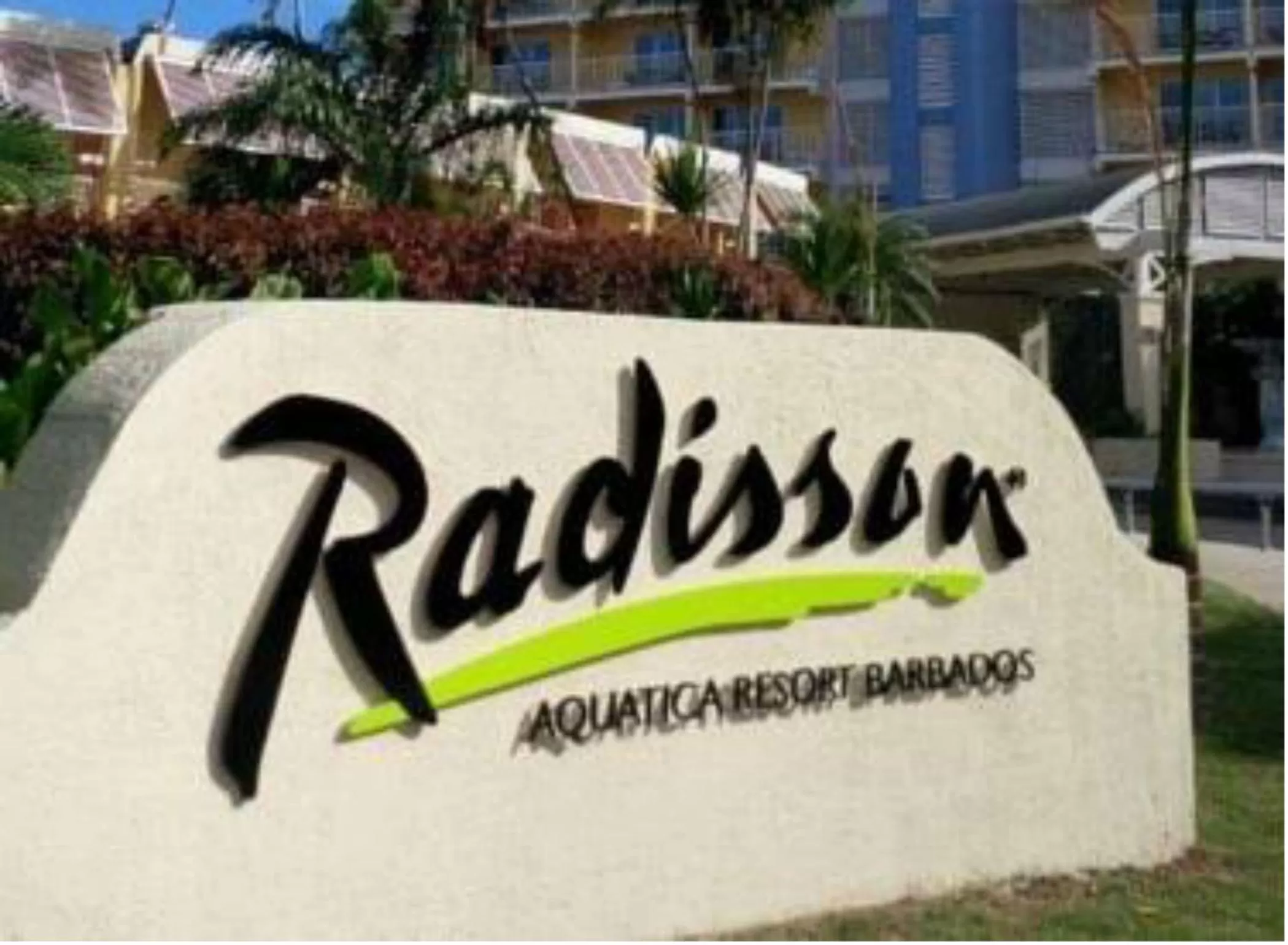 Garden in Radisson Aquatica Resort Barbados