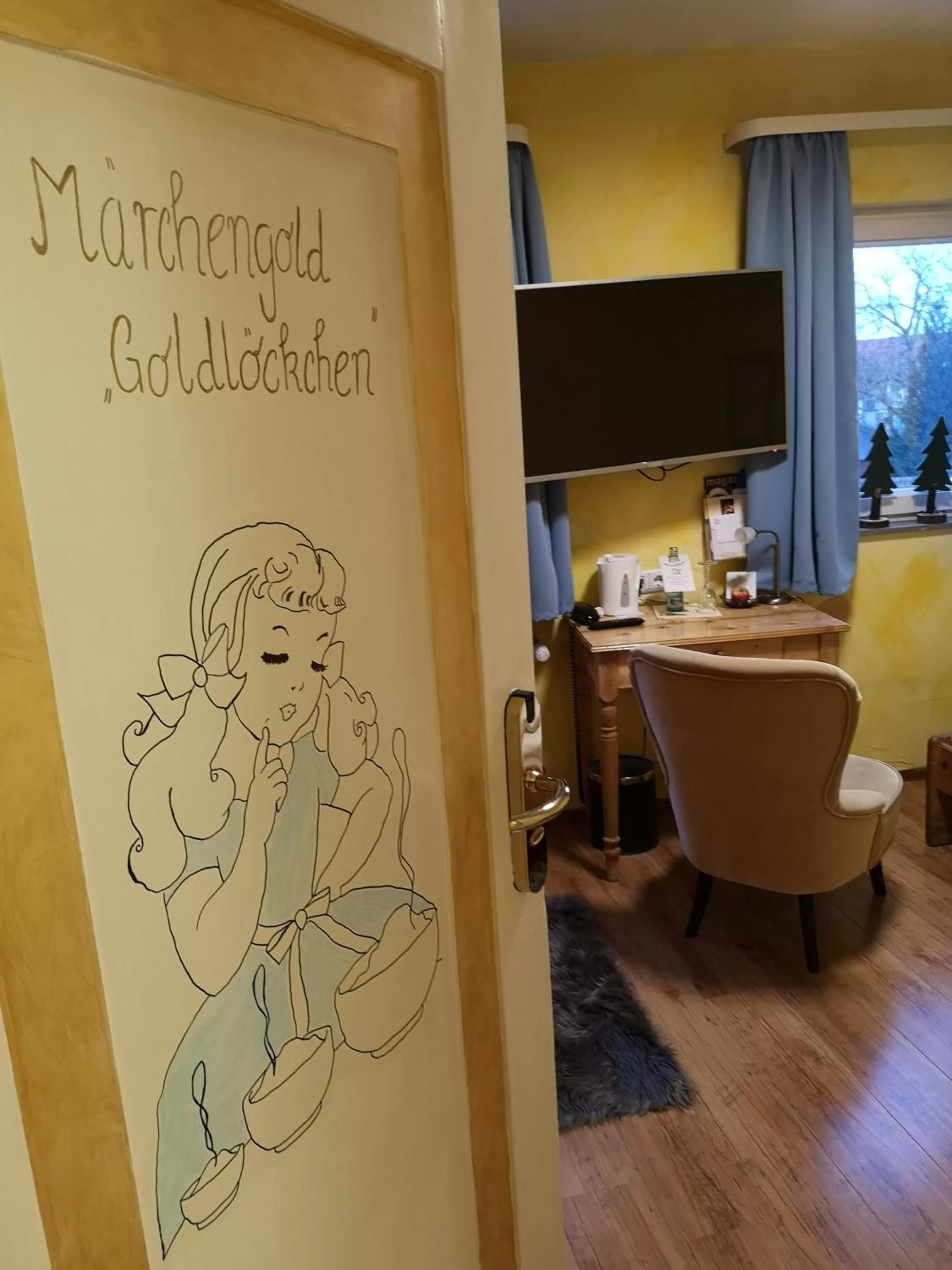 Decorative detail in Hotel Goldflair am Rathaus